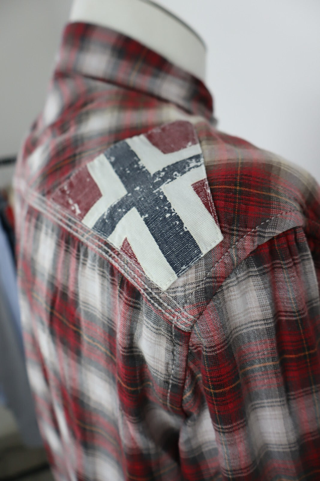 NAPAPIJRI CAMICIA UOMO TG L MAN CASUAL VINTAGE SHIRT COTONE COTTON