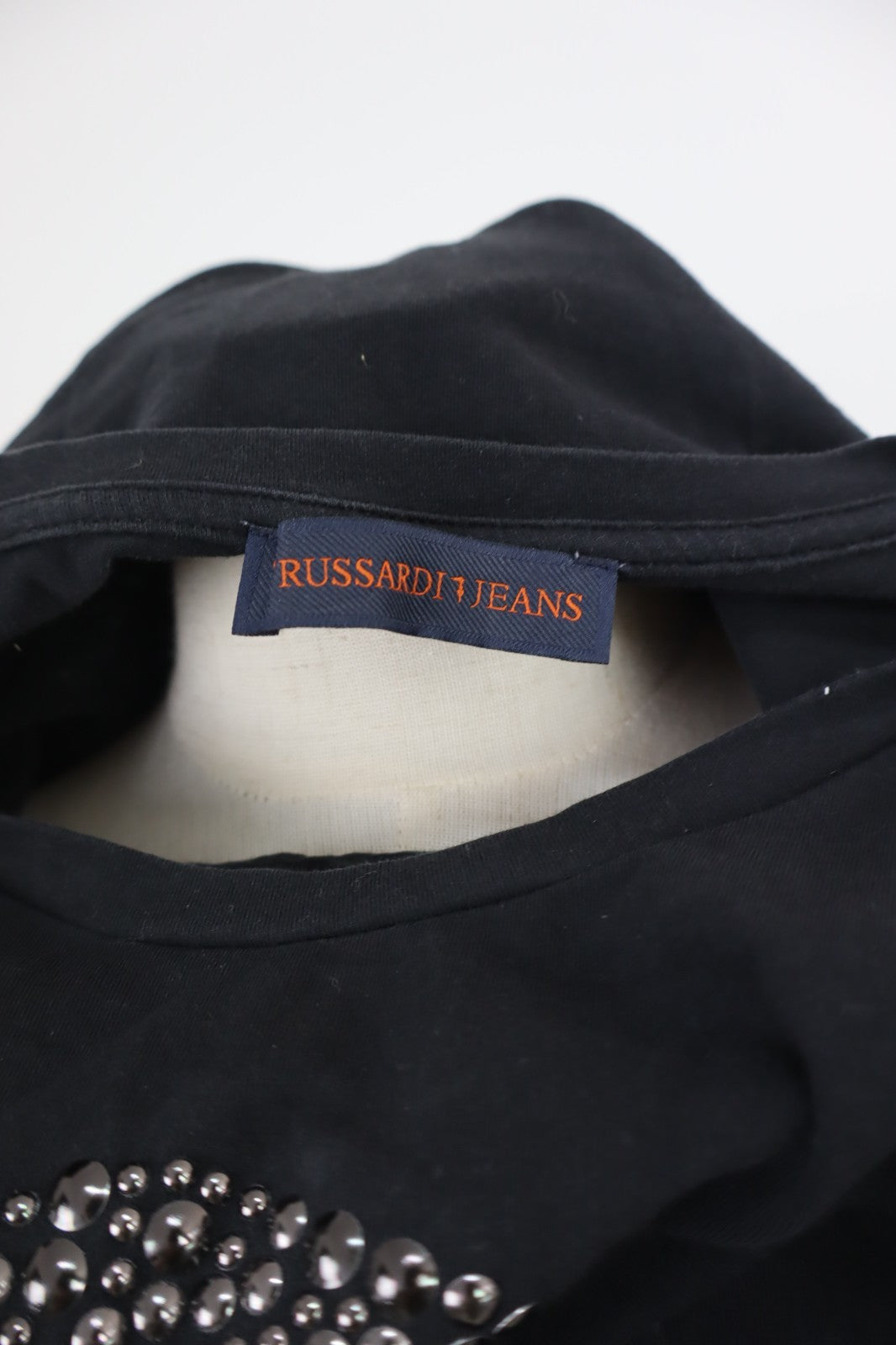 TRUSSARDI JEANS MAGLIA DONNA M WOMAN CASUAL VINTAGE T-SHIRT COTONE