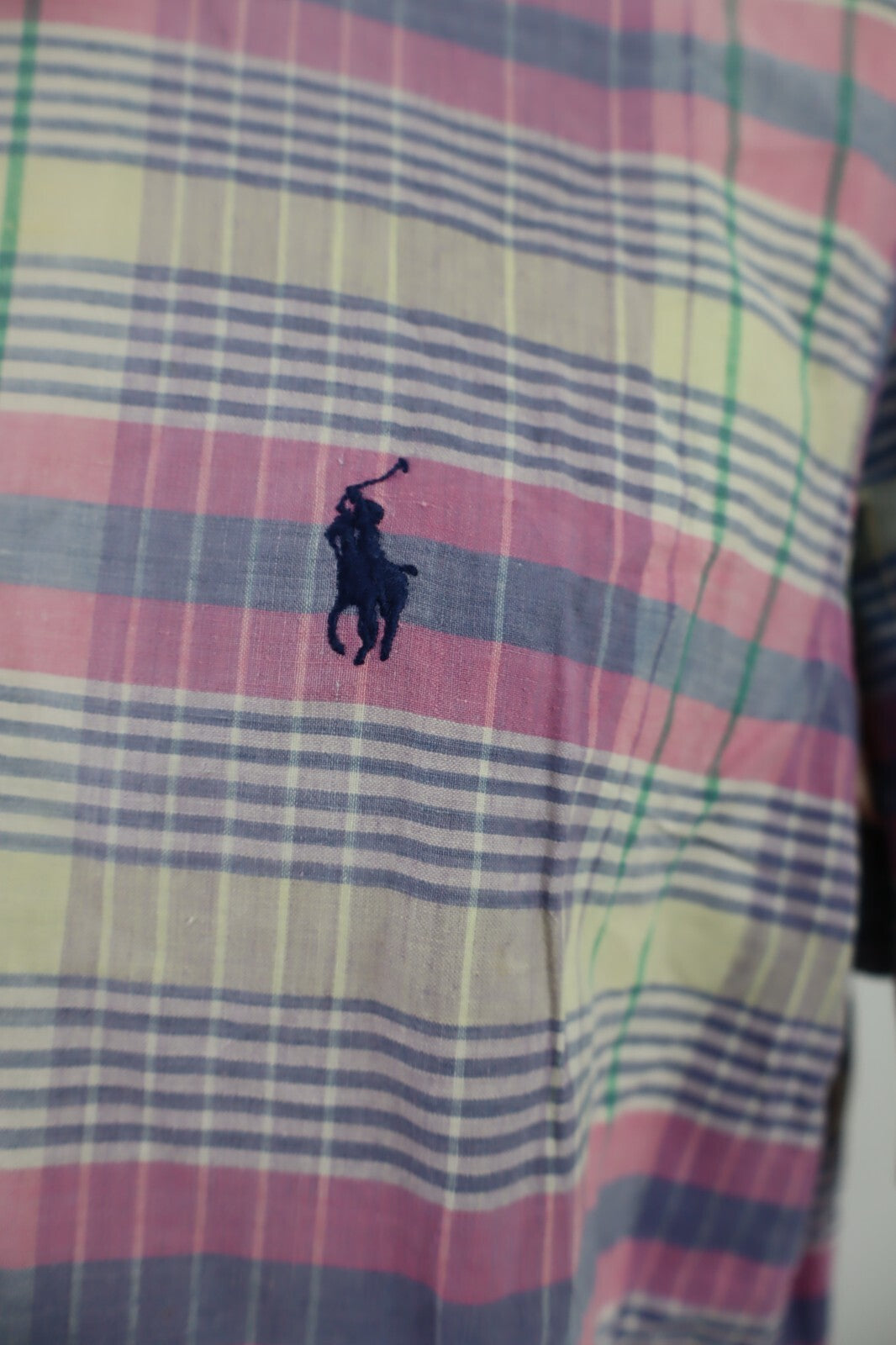 POLO RALPH LAUREN CAMICIA SHIRT UOMO TG L MAN VINTAGE CASUAL COTONE COTTON