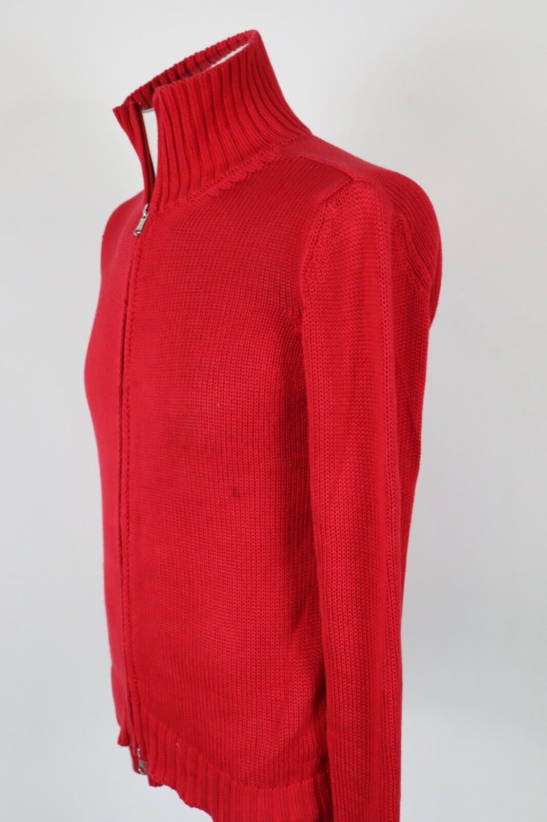 ARMANI JEANS MAGLIONE CON ZIP COTONE VINTAGE UOMO TG M MAN SWEATER CASUAL