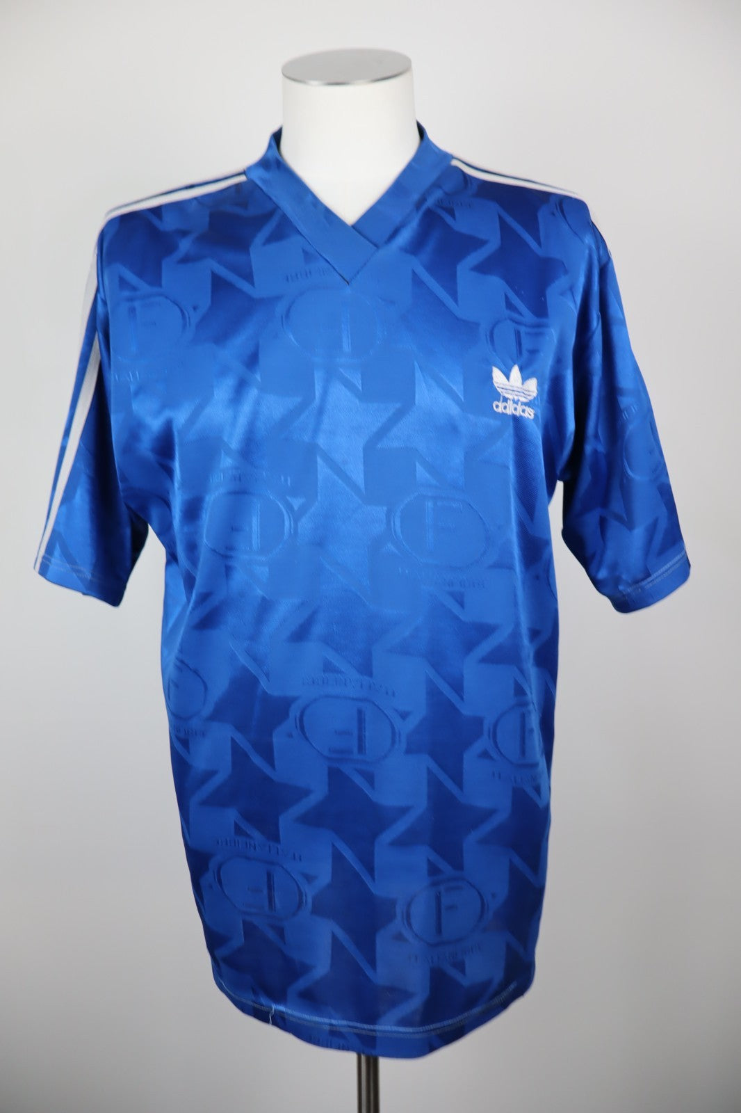 ADIDAS SPORT MAGLIA CALCIO UOMO XL MAN VINTAGE T-SHIRT UOMO JERSEY MADE IN USA