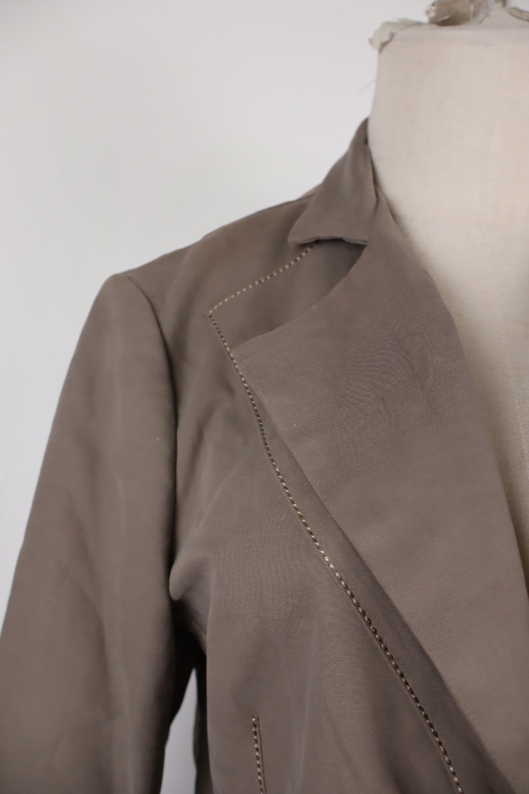 TRUSSARDI JEANS GIACCA BLAZER CON GANCETTI DONNA Tg 46 WOMAN VINTAGE JACKET