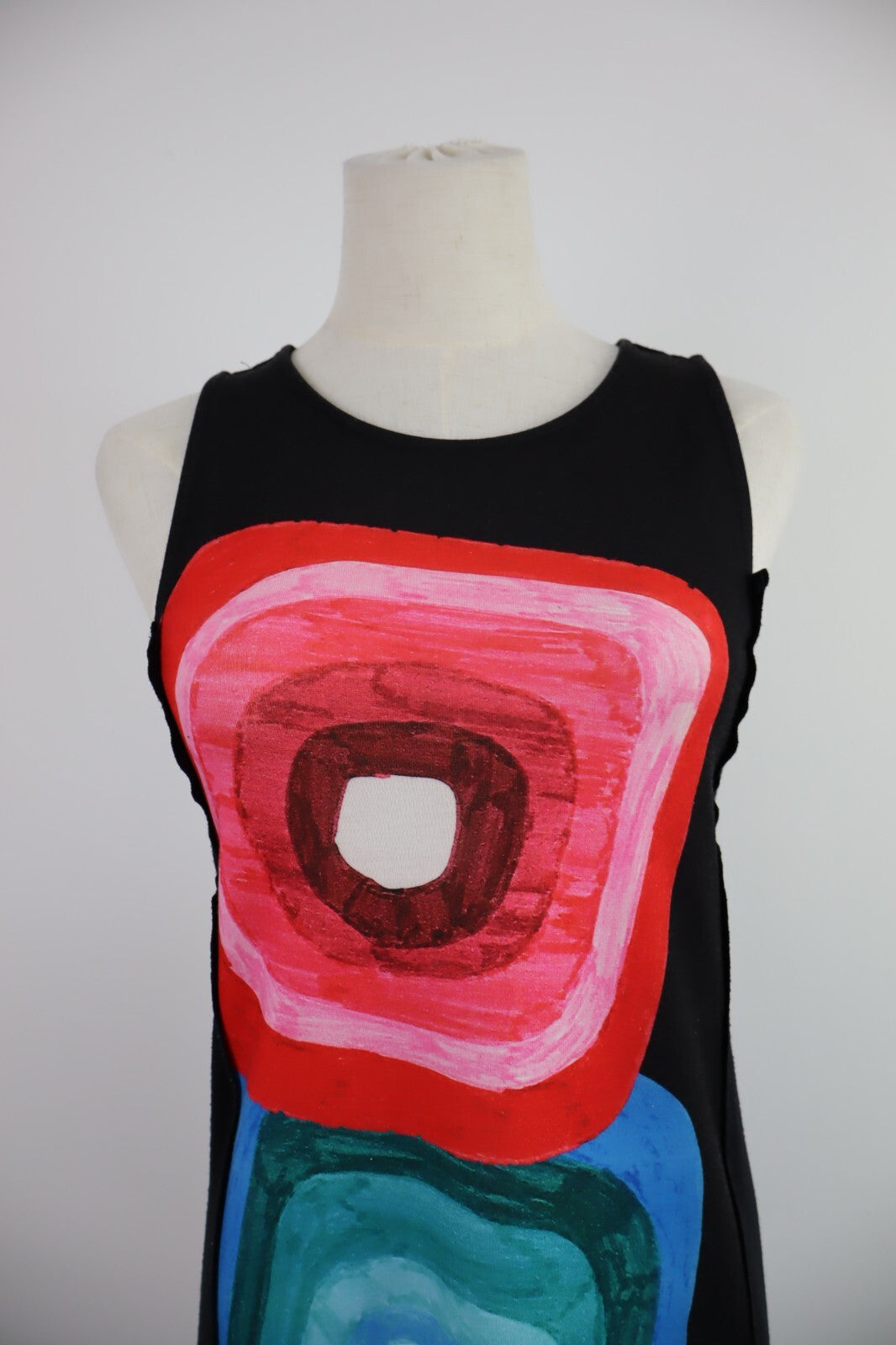 DESIGUAL VESTITO SMANICATO COTONE DONNA TG. S WOMAN CASUAL VINTAGE DRESS COTTON