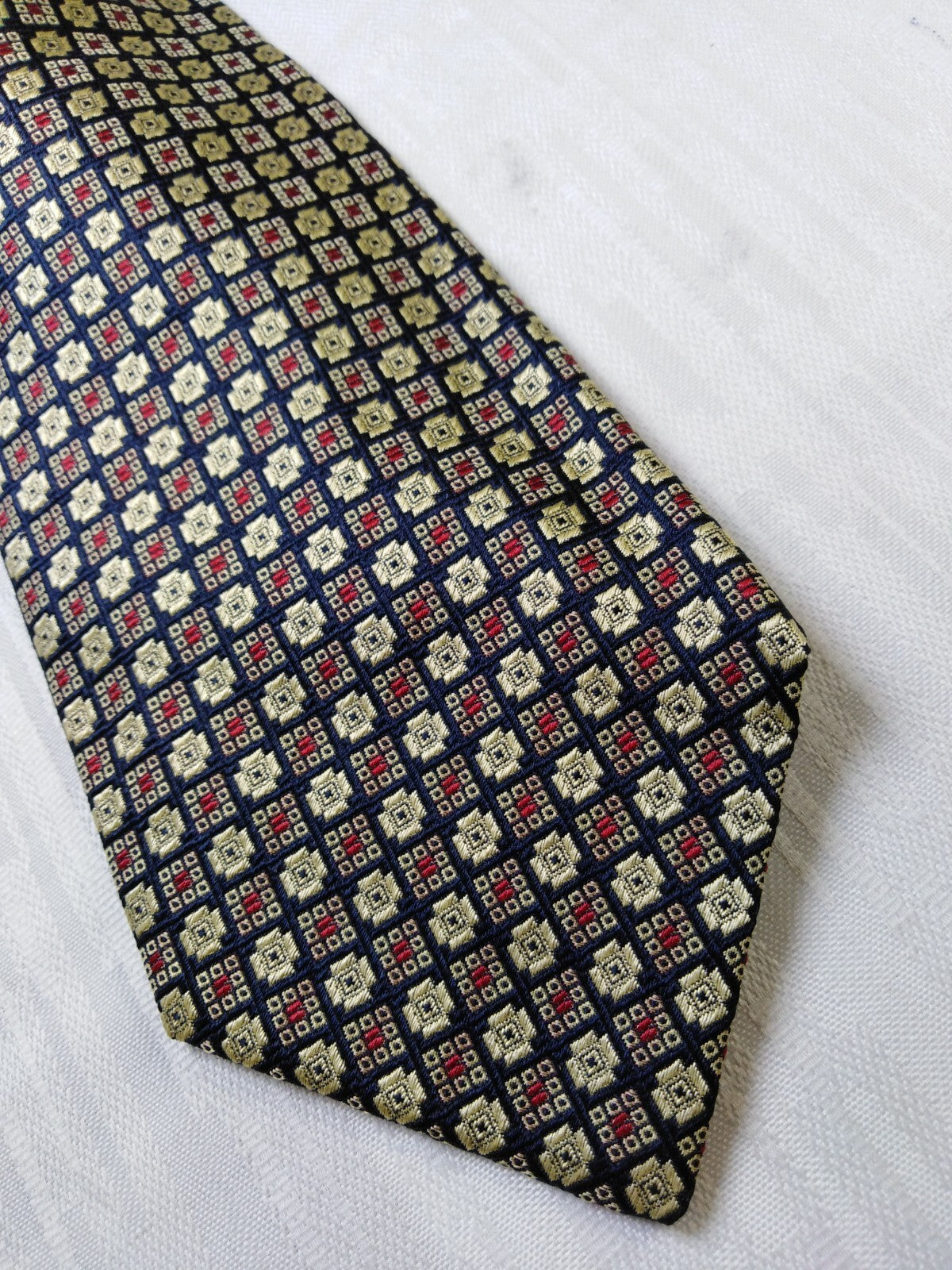 PROCHOWNICK MILANO 100% SILK TIE SETA CRAVATTA NECKTIE ITALY VINTAGE CLASSIC