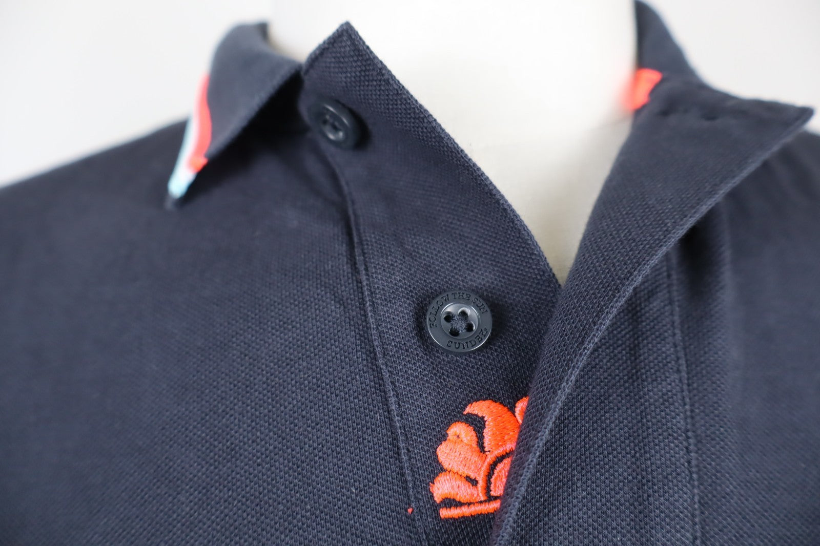 SUNDEK MAGLIA POLO UOMO COTONE TG. S MAN COTTON SHIRT CASUAL VINTAGE BLU