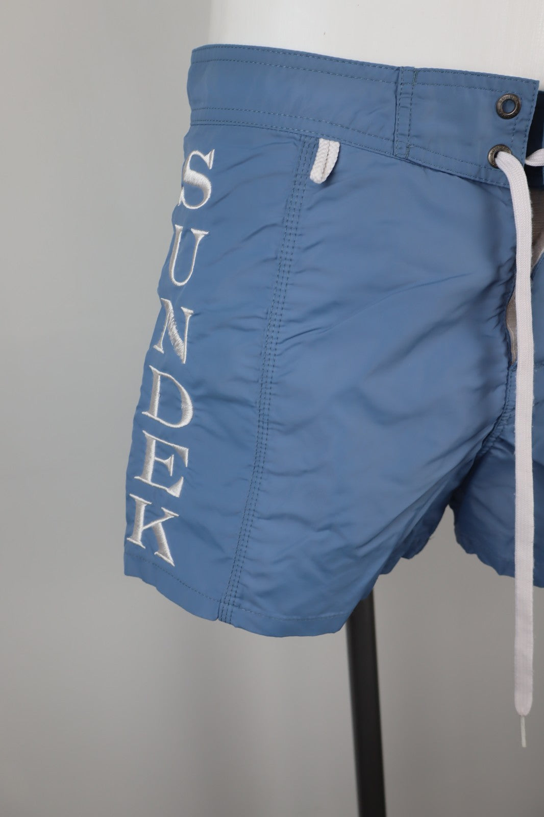 SUNDEK COSTUME PANTALONCINO MARE UOMO TG 32 MEN SWIMSUIT VINTAGE CASUAL LOGO
