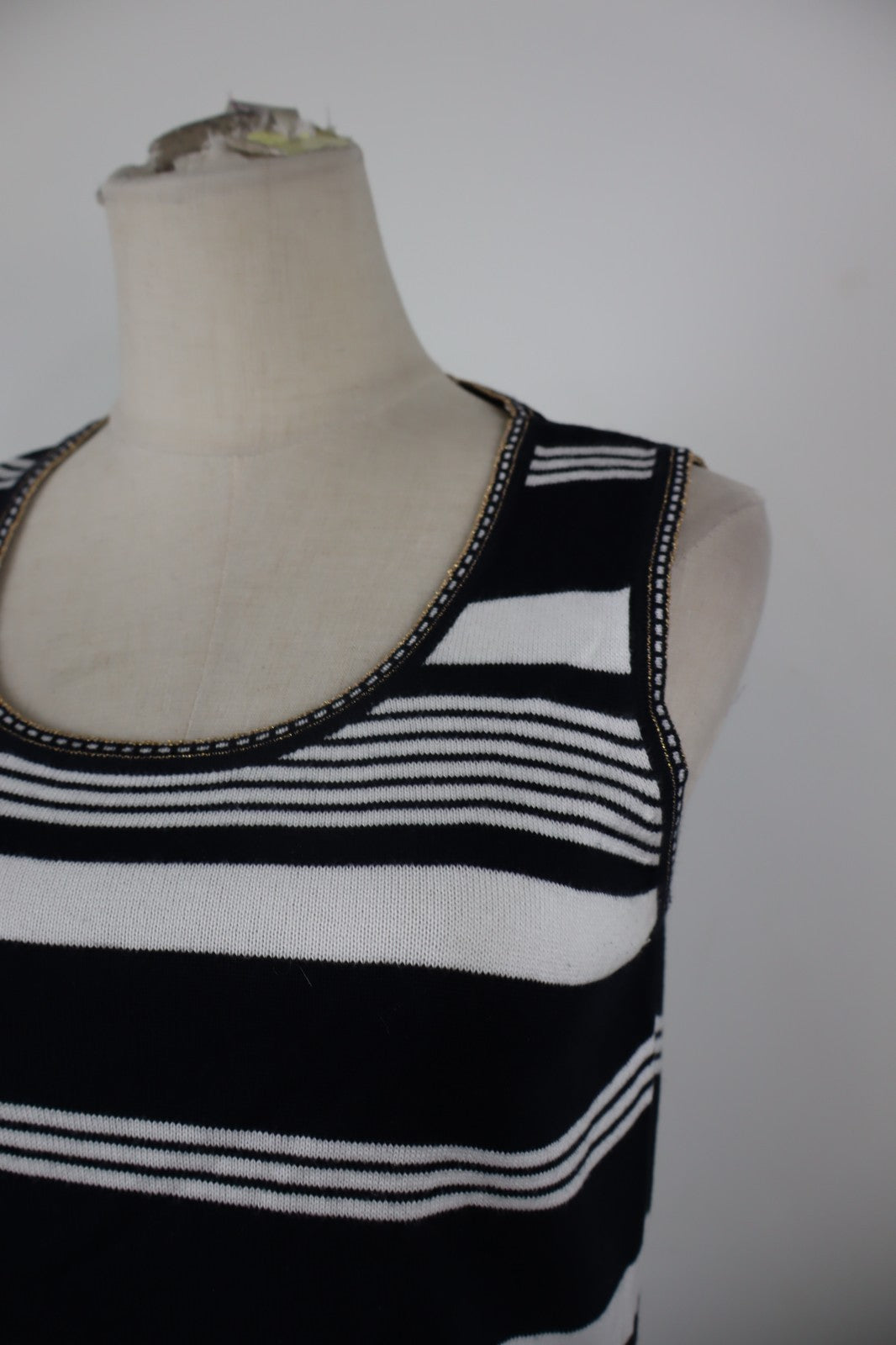 LUISA SPAGNOLI CANOTTA MAGLIA DONNA TG. M WOMAN T-SHIRT CASUAL VINTAGE COTONE