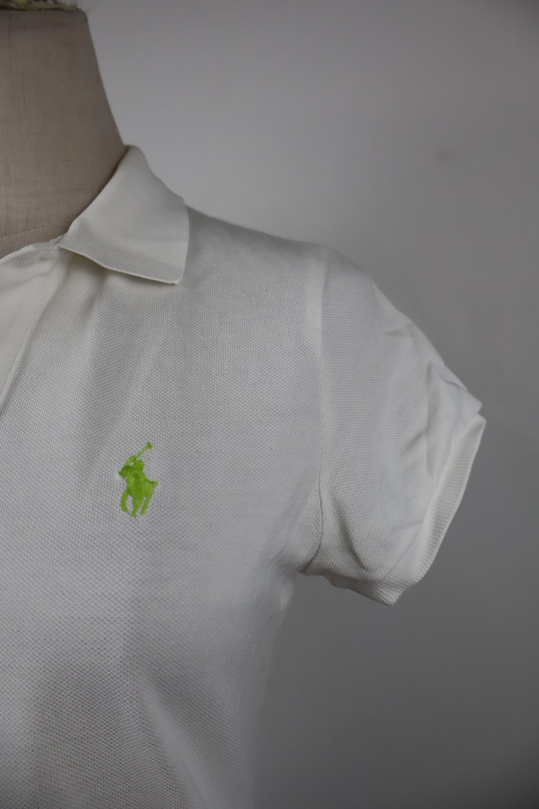 RALPH LAUREN SKINNY POLO DONNA COTONE TG. S WOMAN SHIRT CASUAL VINTAGE COTTON