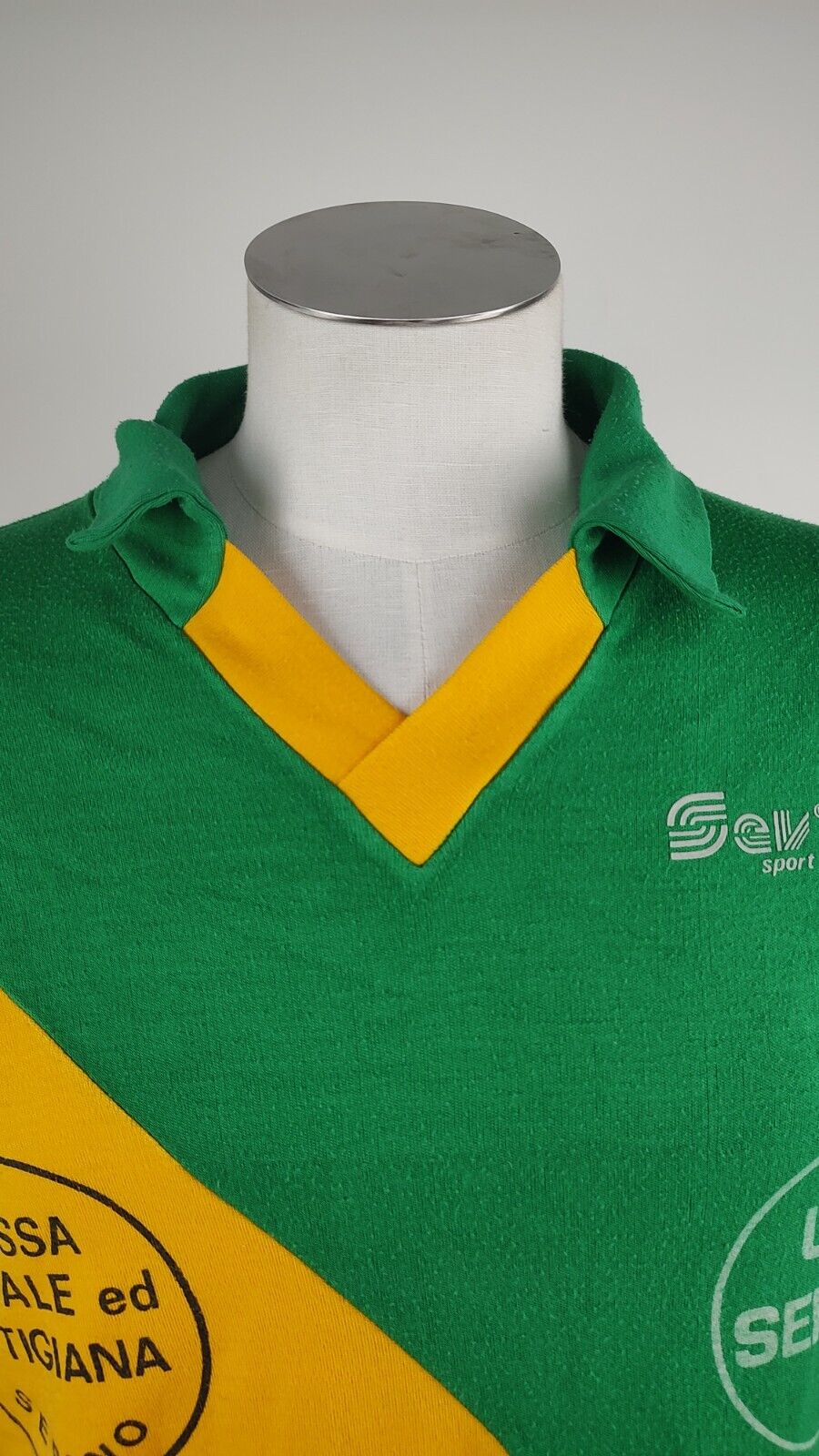 SEV SPORT SERINO MAGLIA CALCIO UOMO TG 6 SOCCER TRIKOT MAN JERSEY nr. 2