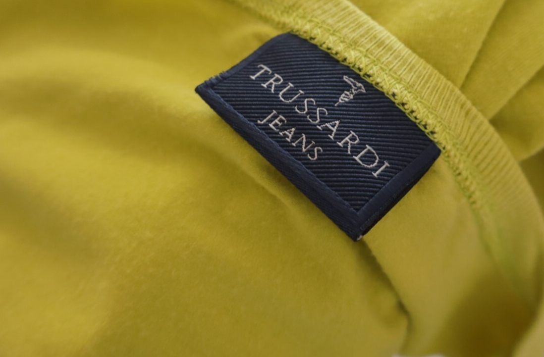 TRUSSARDI JEANS CANOTTA MAGLIA TOP DONNA S WOMAN CASUAL VINTAGE T-SHIRT COTONE