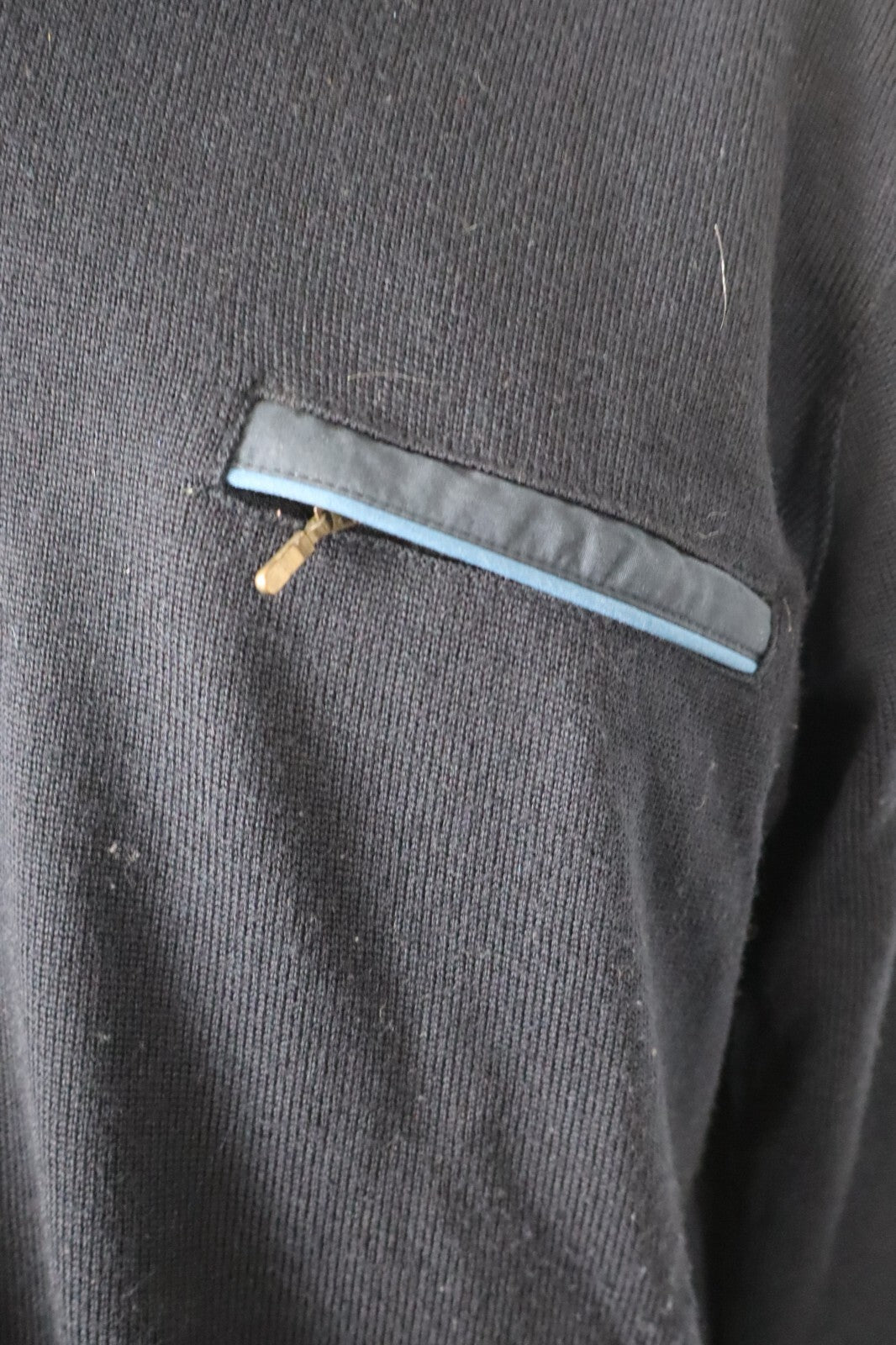 NAVIGARE MAGLIONE CON ZIP LANA VINTAGE UOMO TG 2XL MAN SWEATER CASUAL