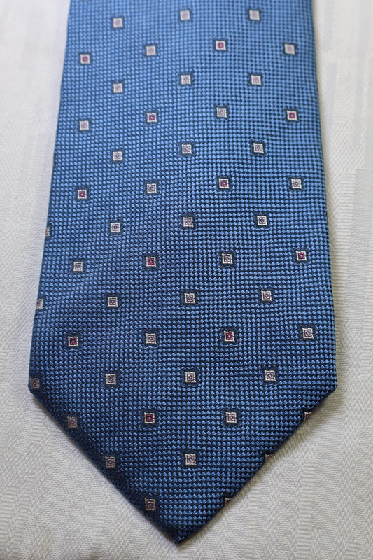 PROVENZALE 100%  SILK TIE SETA CRAVATTA NECKTIE MADE IN ITALY