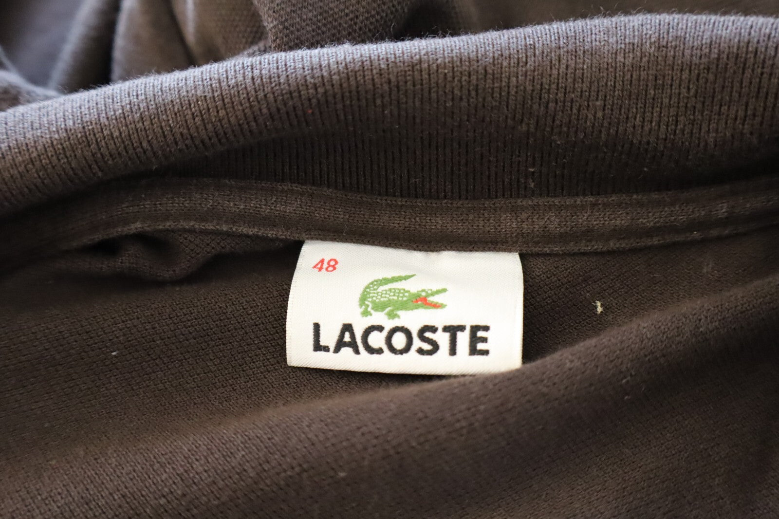 LACOSTE POLO MAGLIA DONNA TG. 48 WOMAN CASUAL VINTAGE T-SHIRT COTONE