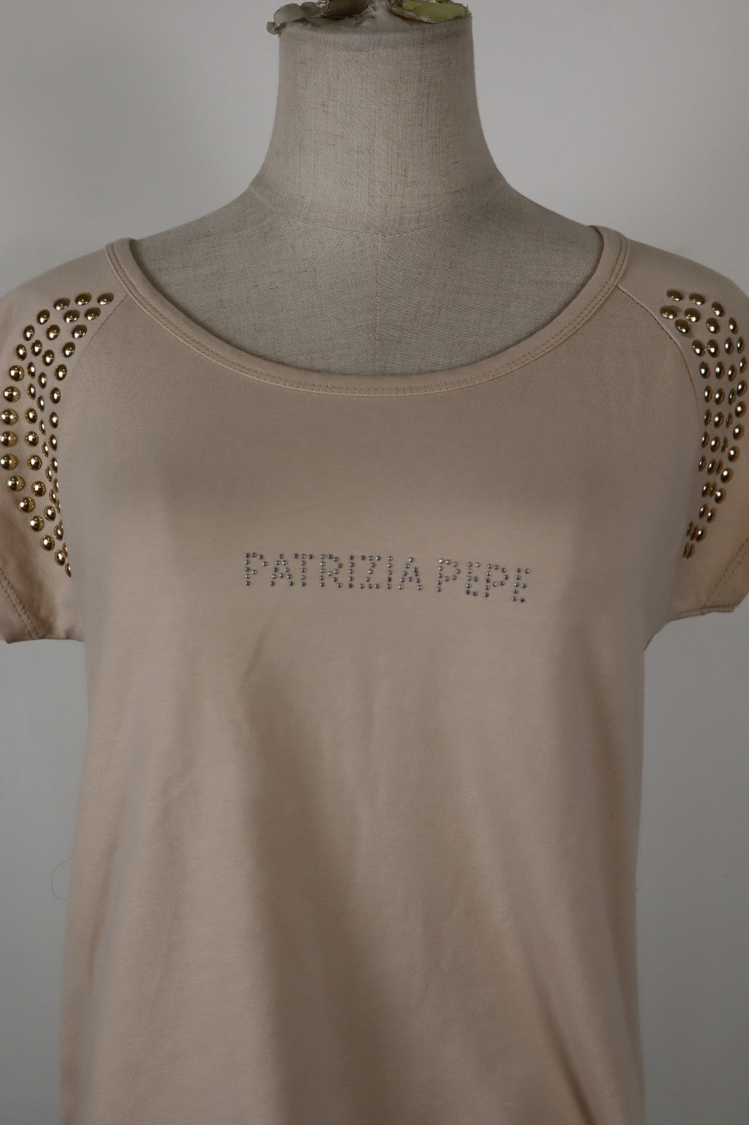 PATRIZIA PEPE MAGLIA DONNA TG. M WOMAN CASUAL VINTAGE T-SHIRT TOP ROSA