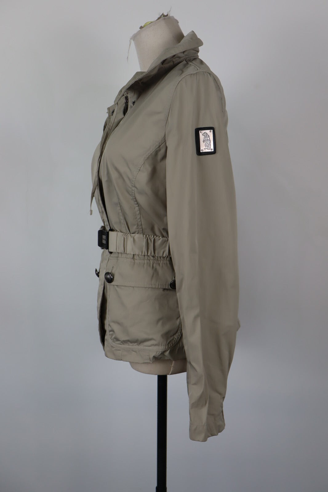 REFRIGUE GIUBBINO IMPERMEABILE CINTURA DONNA TG M WOMAN JACKET CASUAL VINTAGE