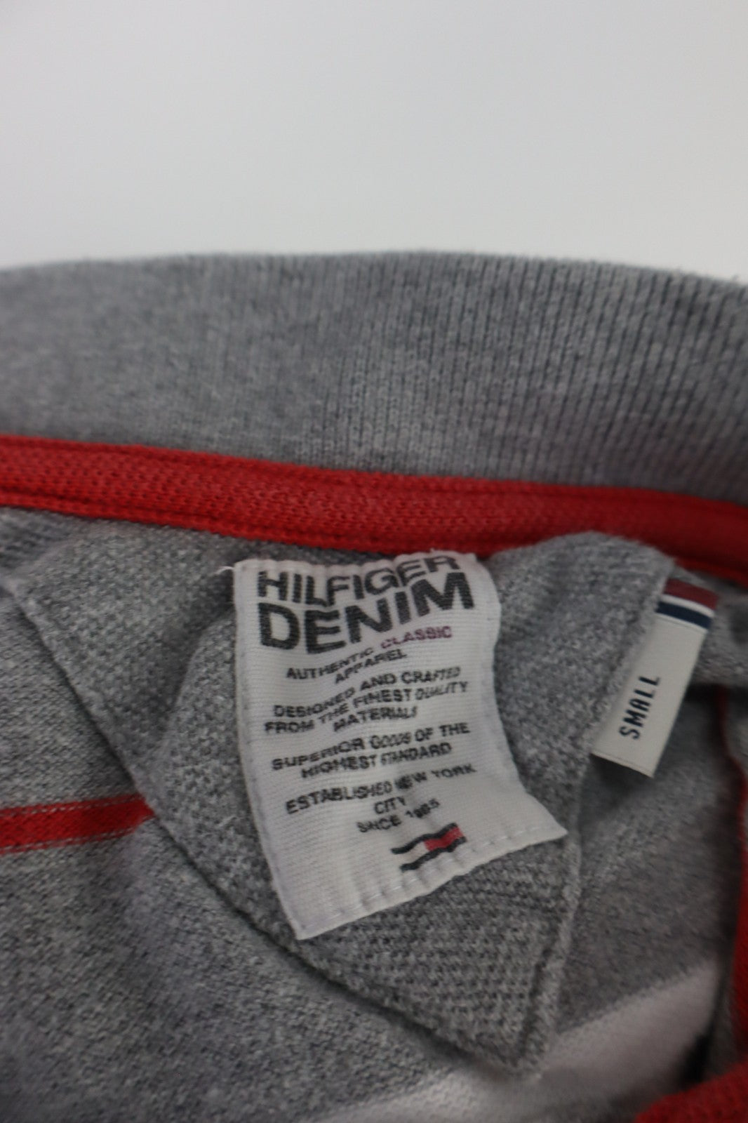 TOMMY HILFIGER DENIM POLO MAGLIA UOMO TG S MAN T-SHIRT CASUAL VINTAGE COTONE