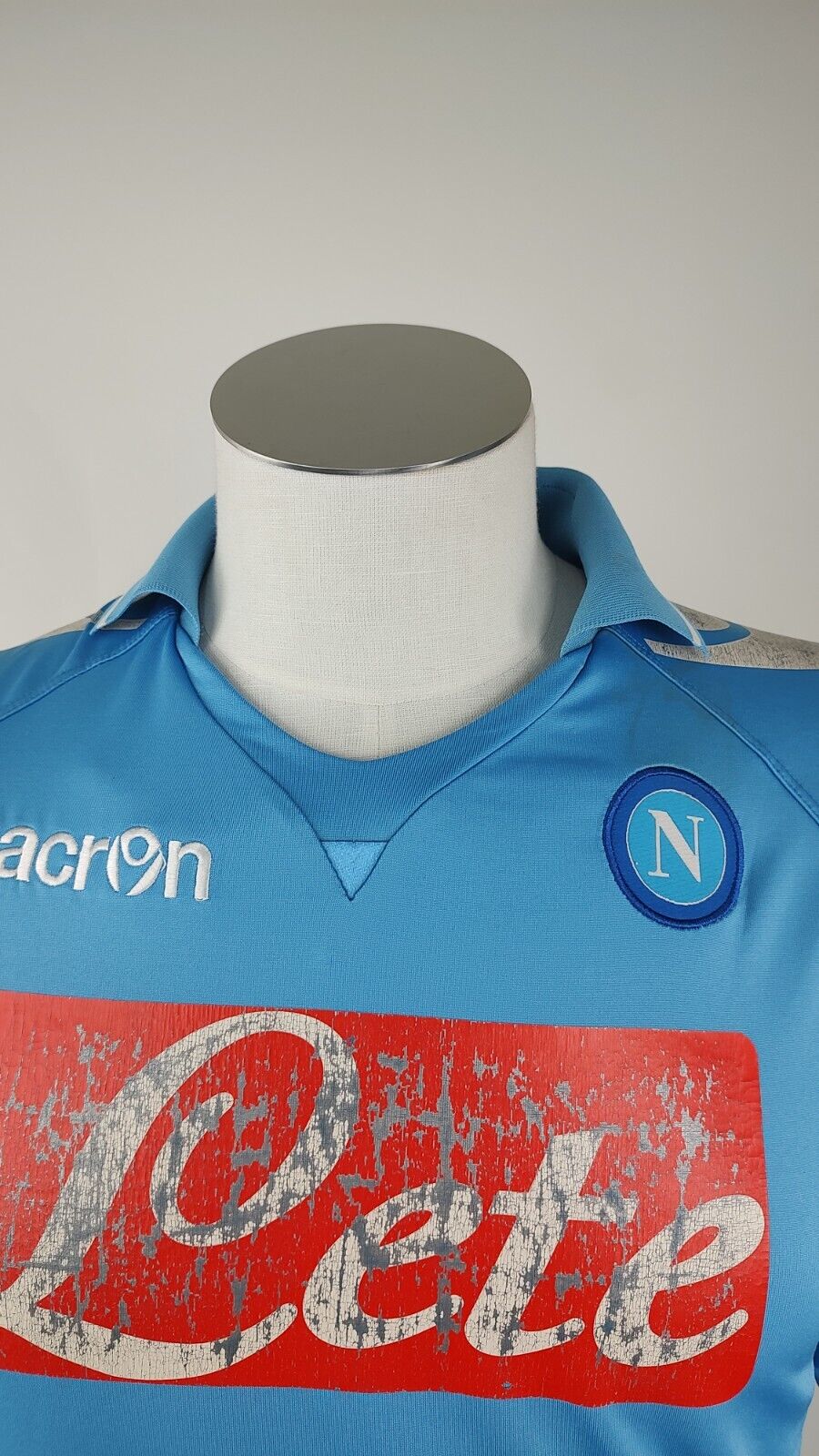 MACRON NAPOLI MAGLIA P. CANNAVARO 28 CALCIO UOMO Tg S SOCCER TRIKOT MAN JERSEY
