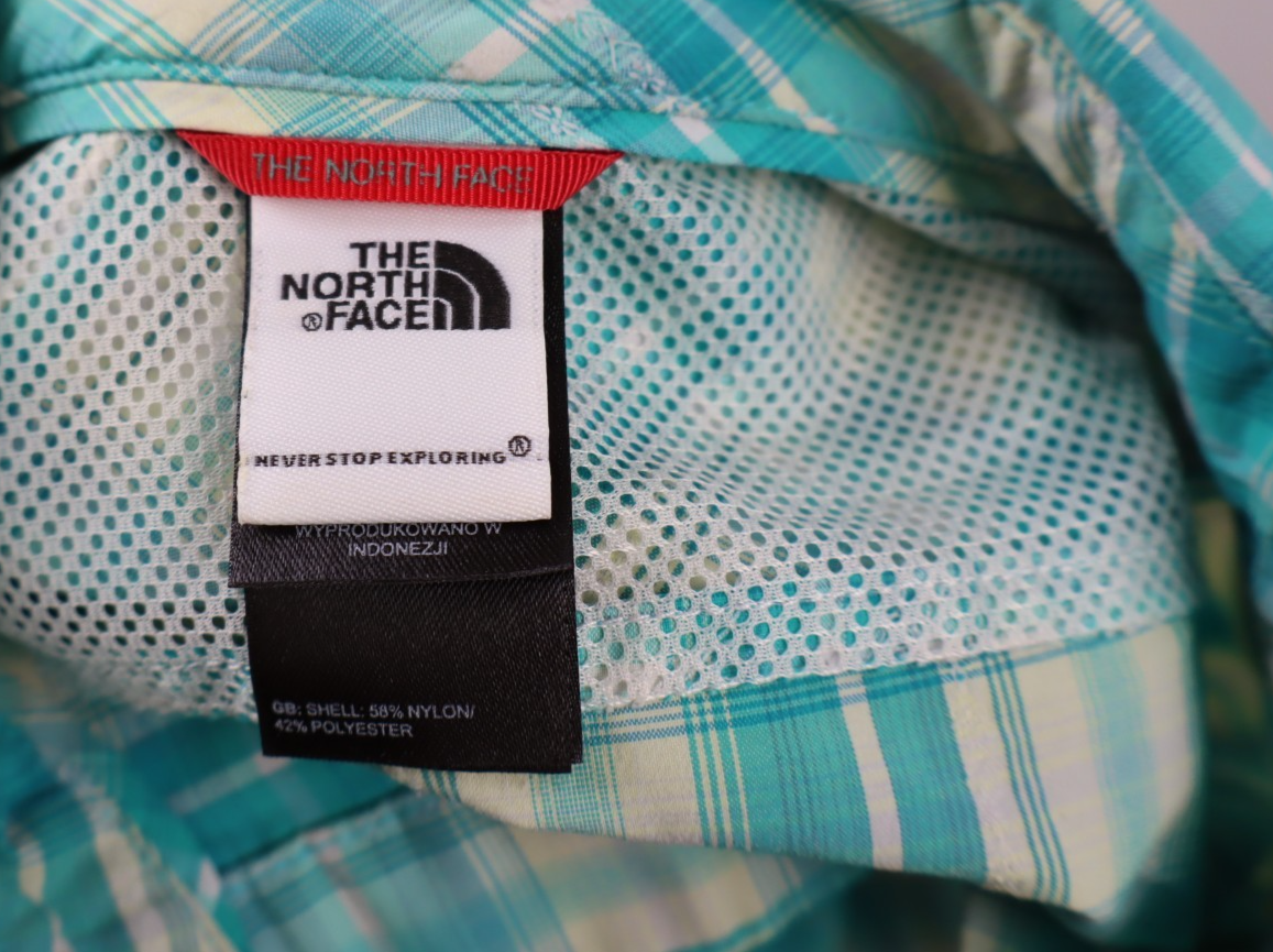 THE NORTH FACE CAMICIA DONNA TG. XS WOMAN SHIRT CASUAL VINTAGE COTONE COTTON