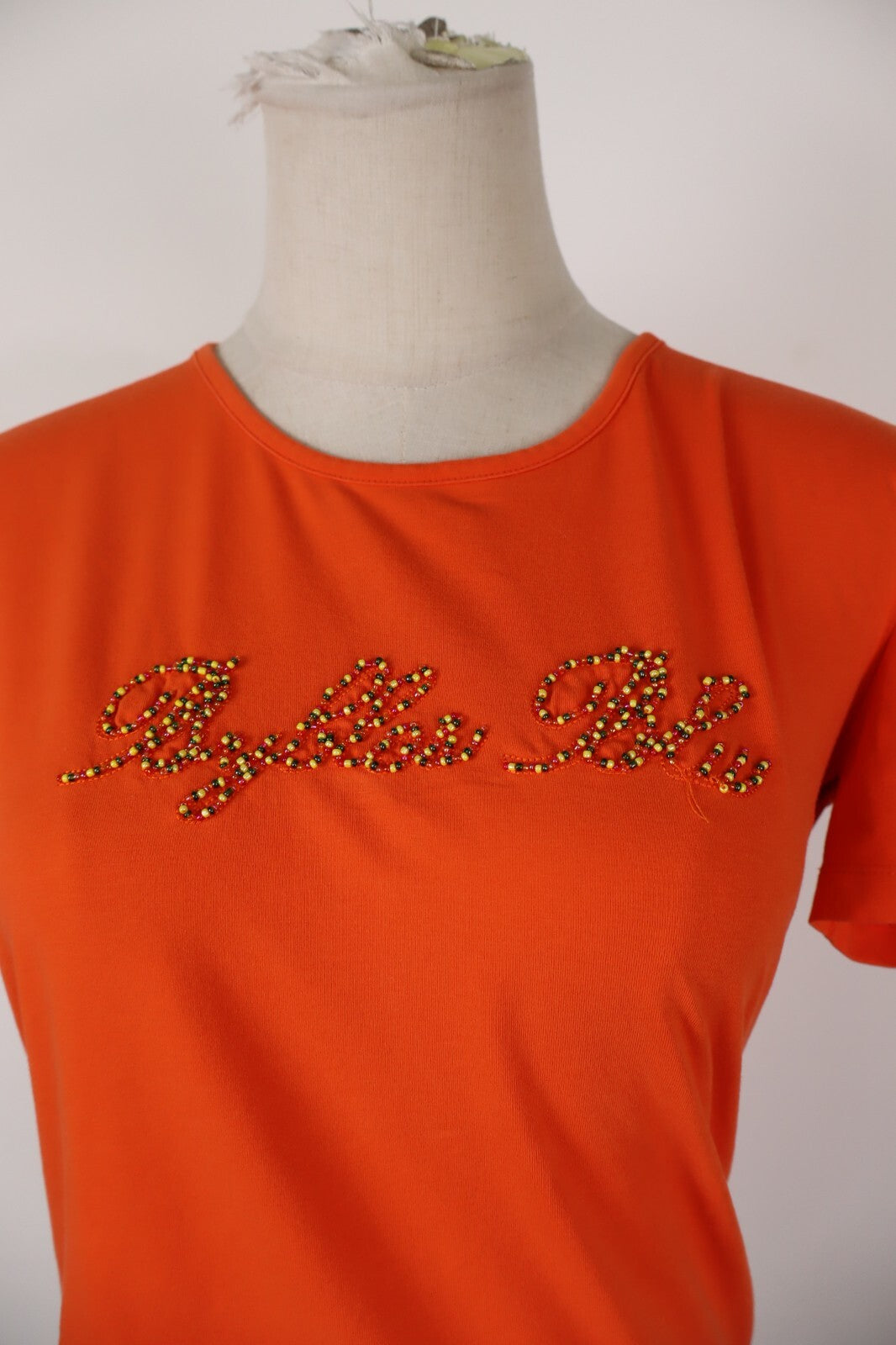 BLU BYBLOS MAGLIA DONNA TG. L WOMAN CASUAL VINTAGE T-SHIRT TOP