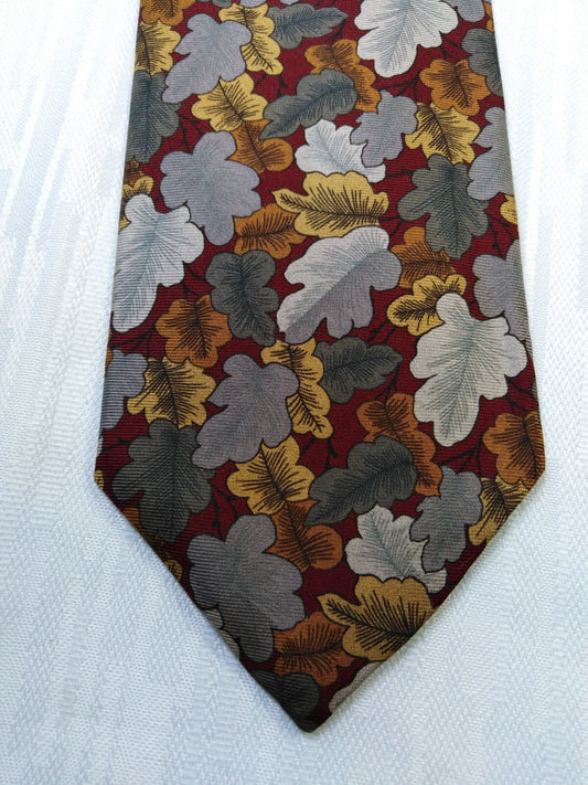 SILVER STUDIO  100% SILK TIE SETA CRAVATTA NECKTIE GIAPPONE VINTAGE