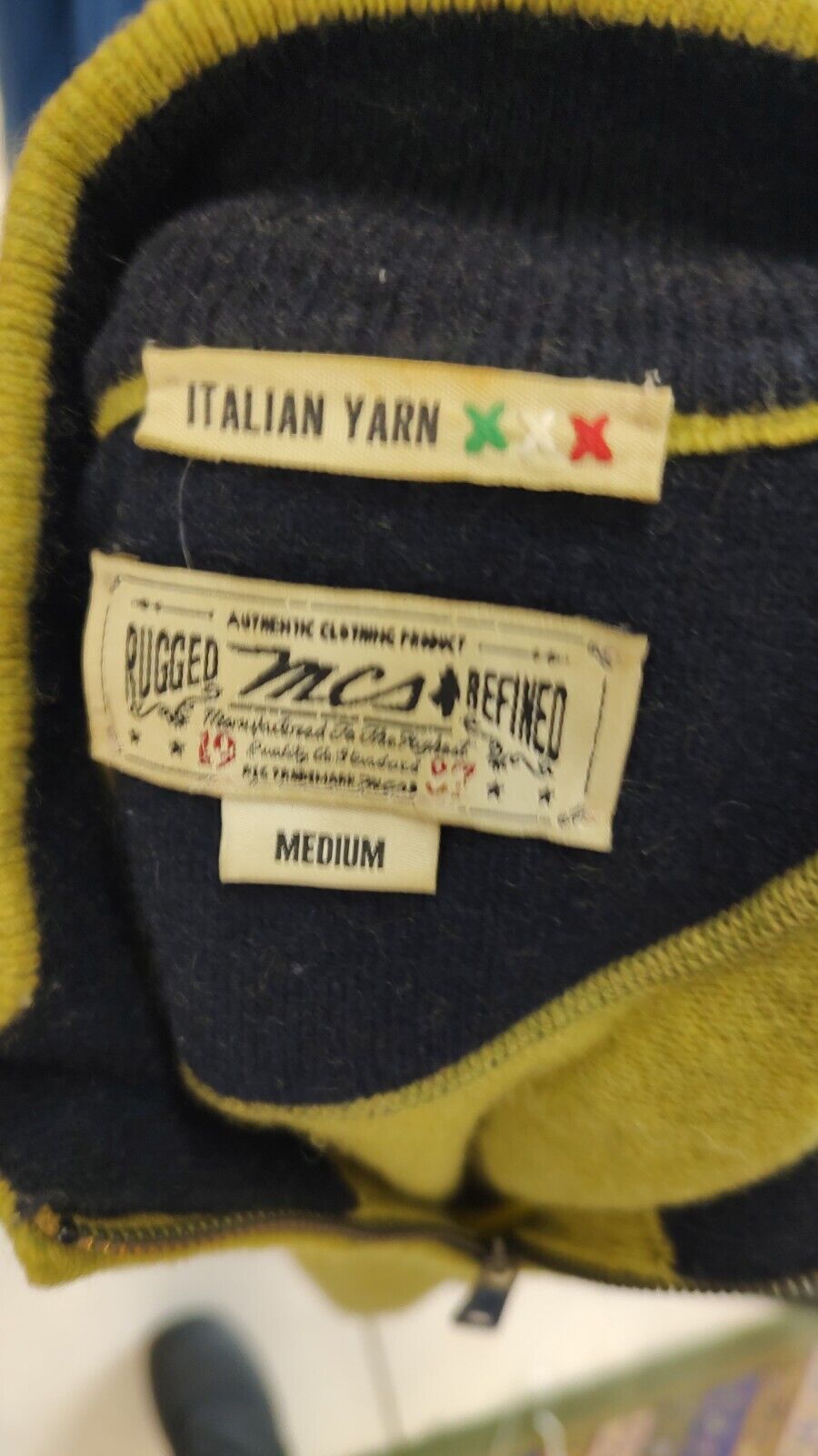 MARLBORO CLASSIC MAGLIONE VINTAGE UOMO Tg. M MAN SWEATER CASUAL LANA