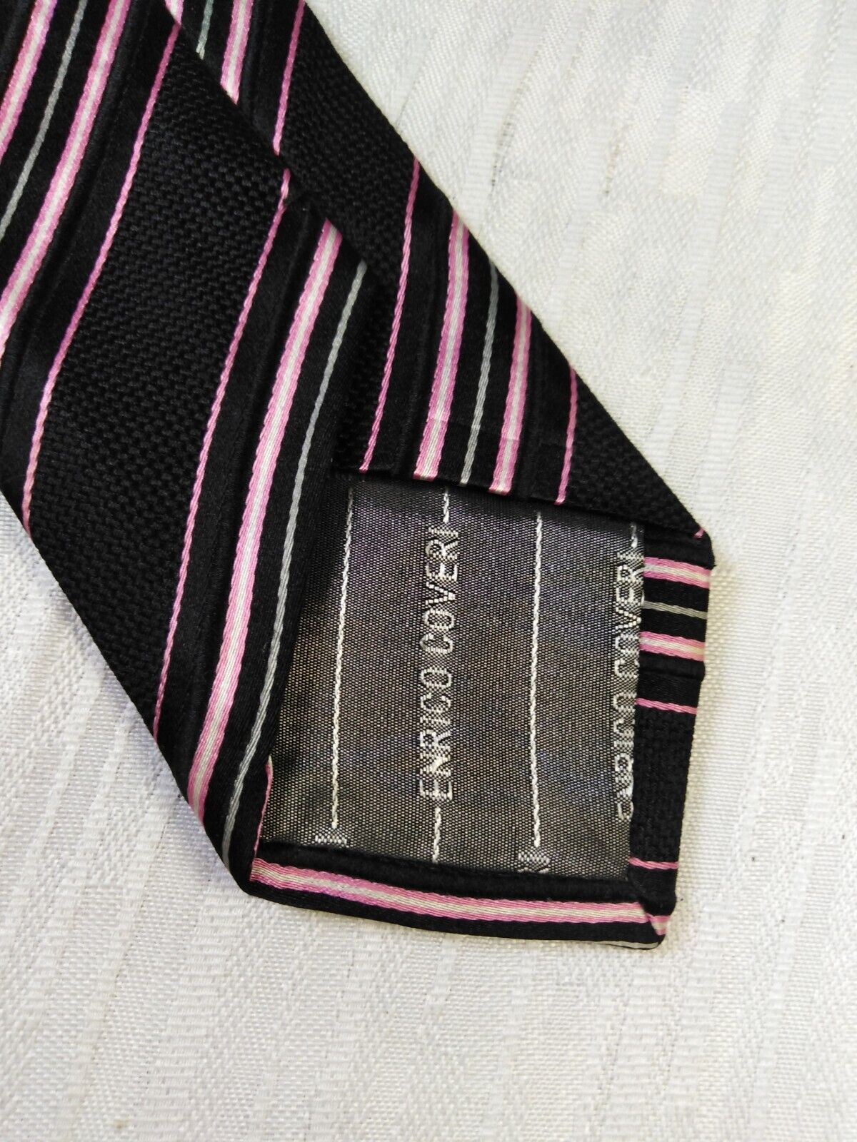 ENRICO COVERI 100%  SILK TIE SETA CRAVATTA NECKTIE MADE IN ITALY