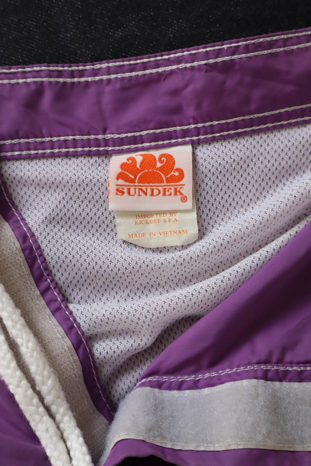 SUNDEK COSTUME PANTALONCINO MARE UOMO TG 28 MEN SWIMSUIT VINTAGE CASUAL