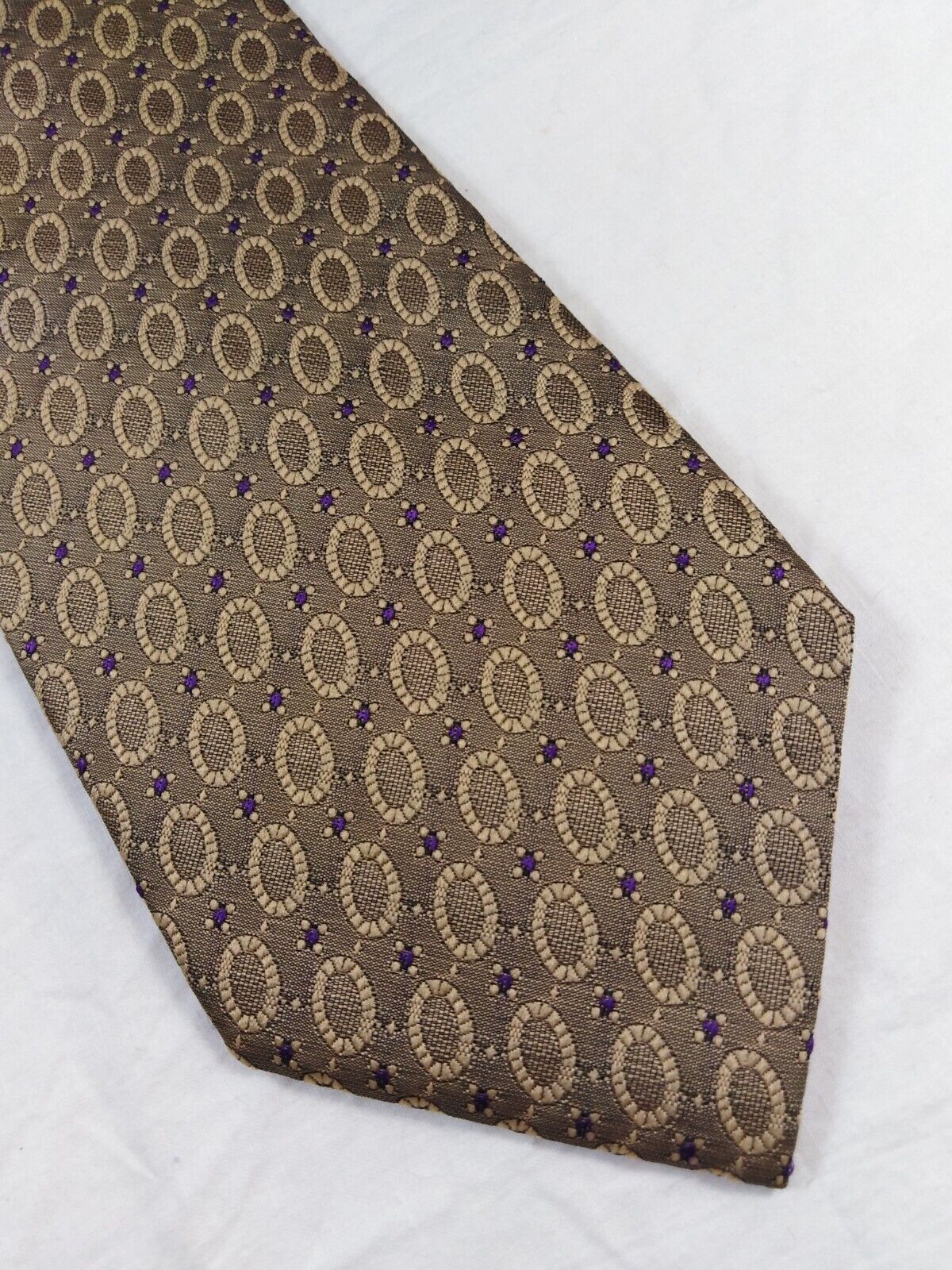 UNGARO 100%  SILK TIE SETA CRAVATTA NECKTIE MADE IN ITALY