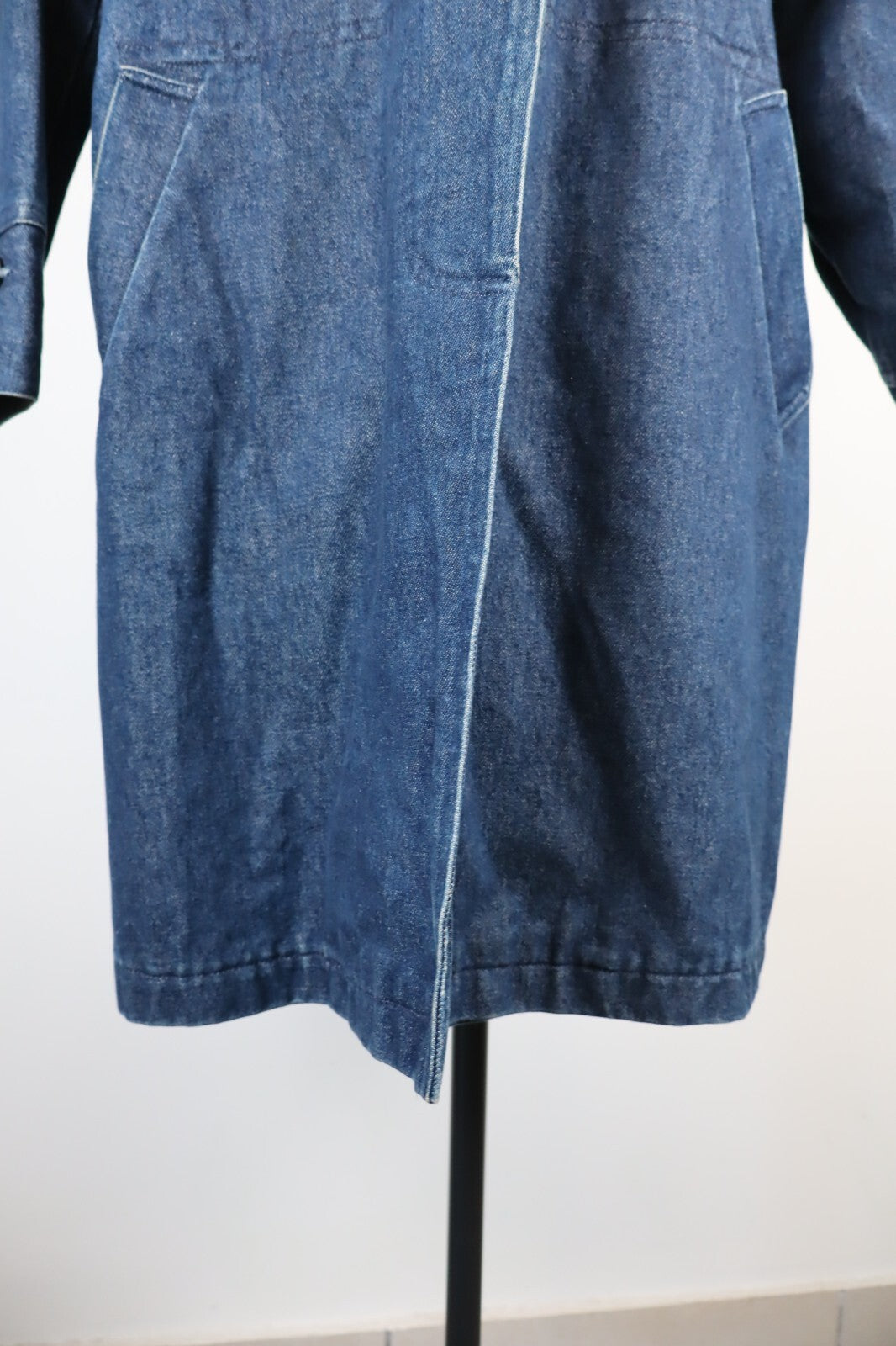 ENRICO COVERI GIUBBINO SPALLINE JEANS DENIM DONNA L WOMAN CASUAL JACKET VINTAGE