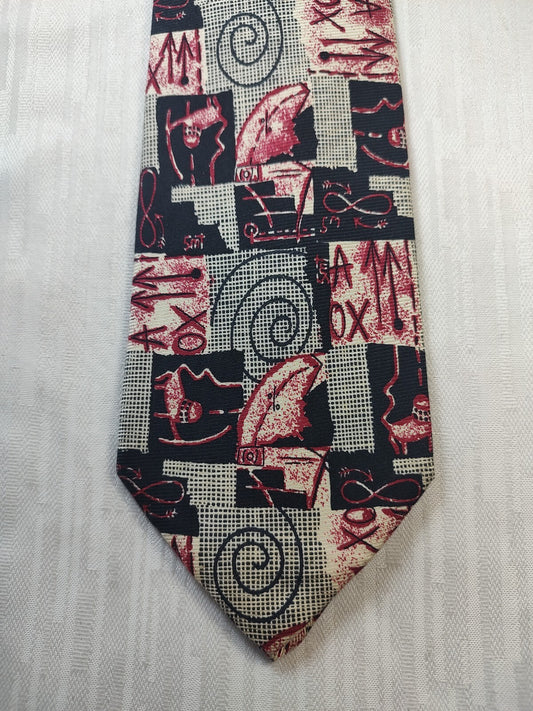 PROCHOWNICK 100% SILK TIE SETA CRAVATTA NECKTIE MADE IN ITALY CLASSIC