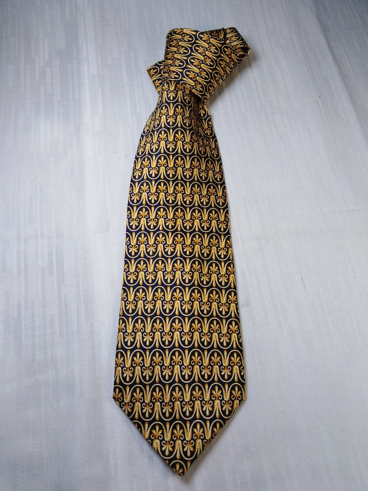 ROCCOBAROCCO  100% SILK TIE SETA CRAVATTA NECKTIE MADE IN ITALY CLASSIC