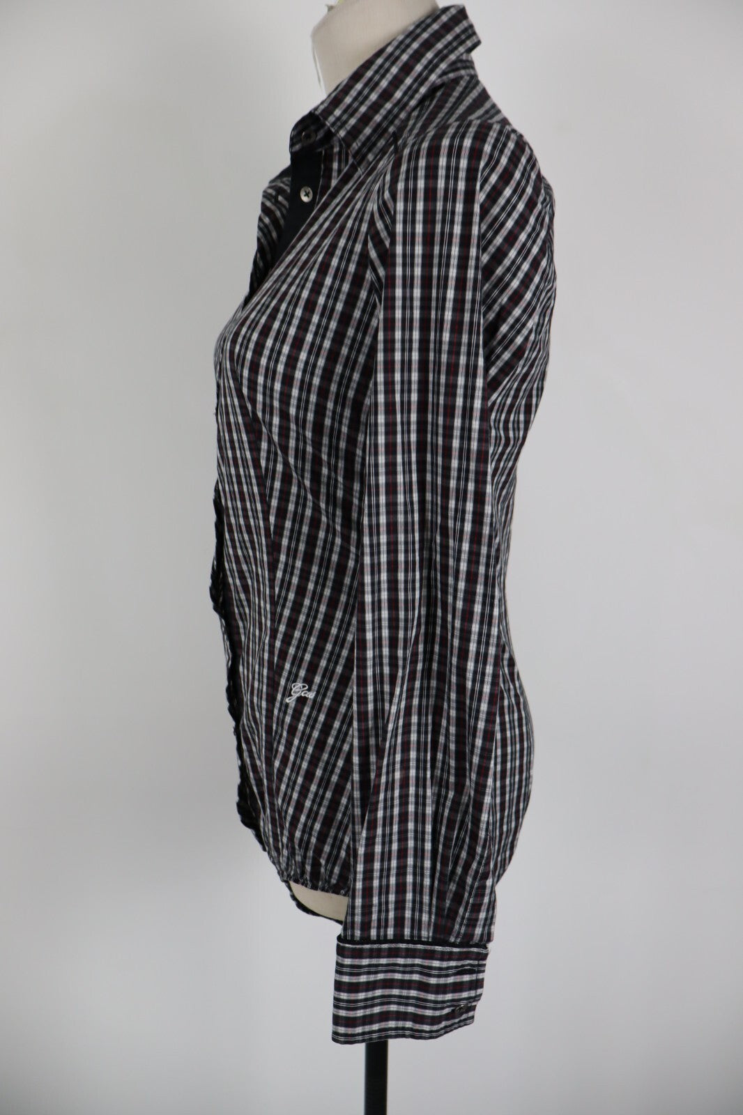GAS CAMICIA CON BODY DONNA TG. S WOMAN SHIRT CASUAL VINTAGE COTONE