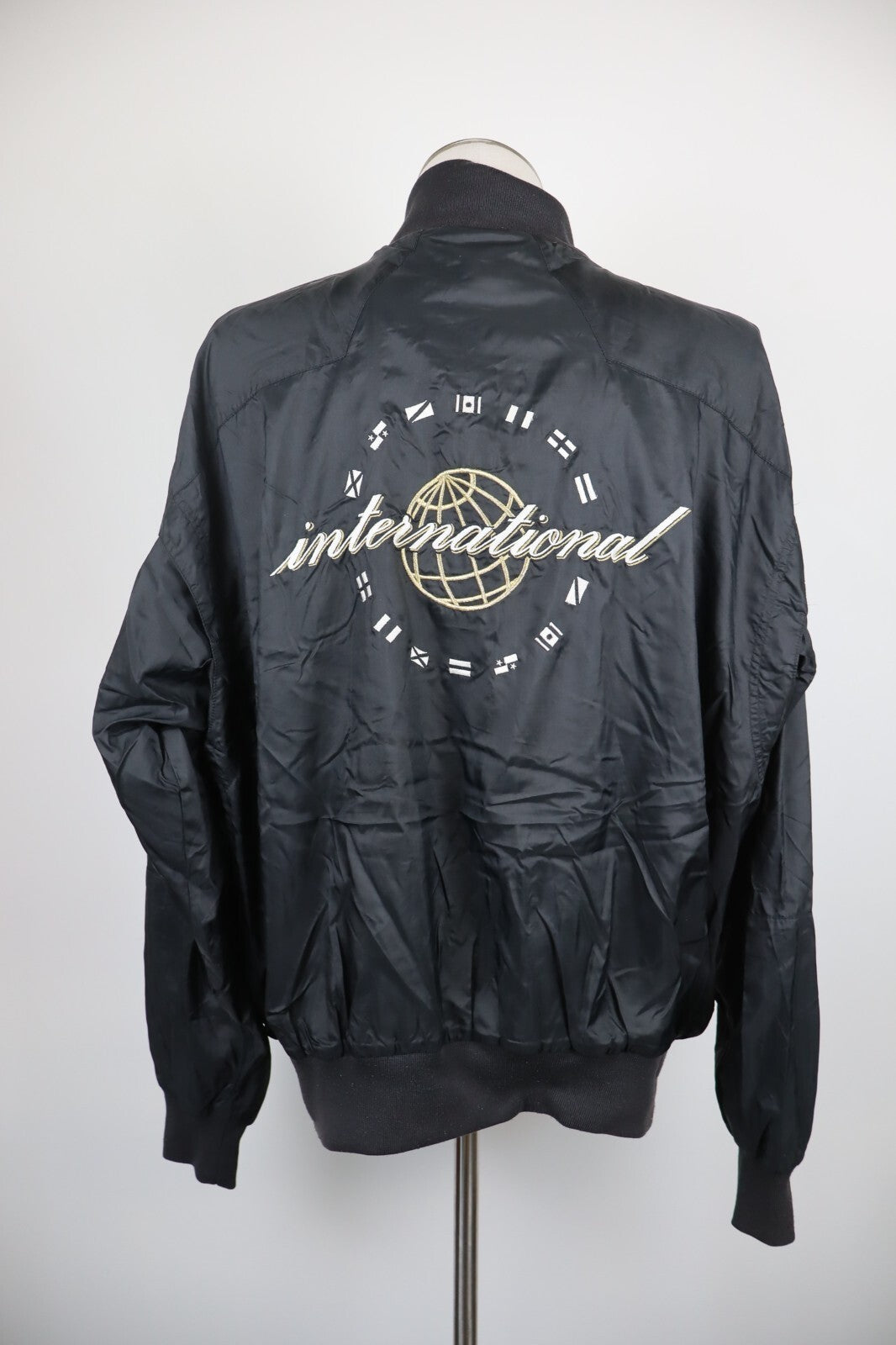 NIKE INTERNATIONAL GIACCA SPORTIVA UOMO L XL MAN VINTAGE CASUAL SPORT JACKET ZIP