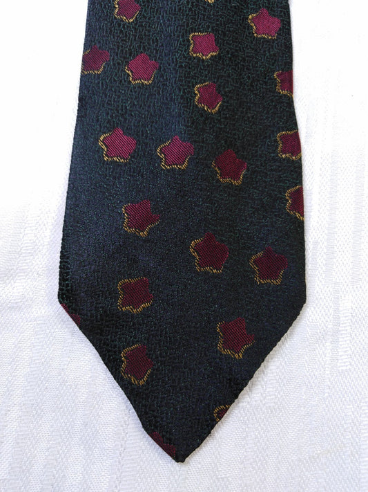 HUGO BOSS 100%  SILK TIE SETA CRAVATTA NECKTIE MADE IN ITALY