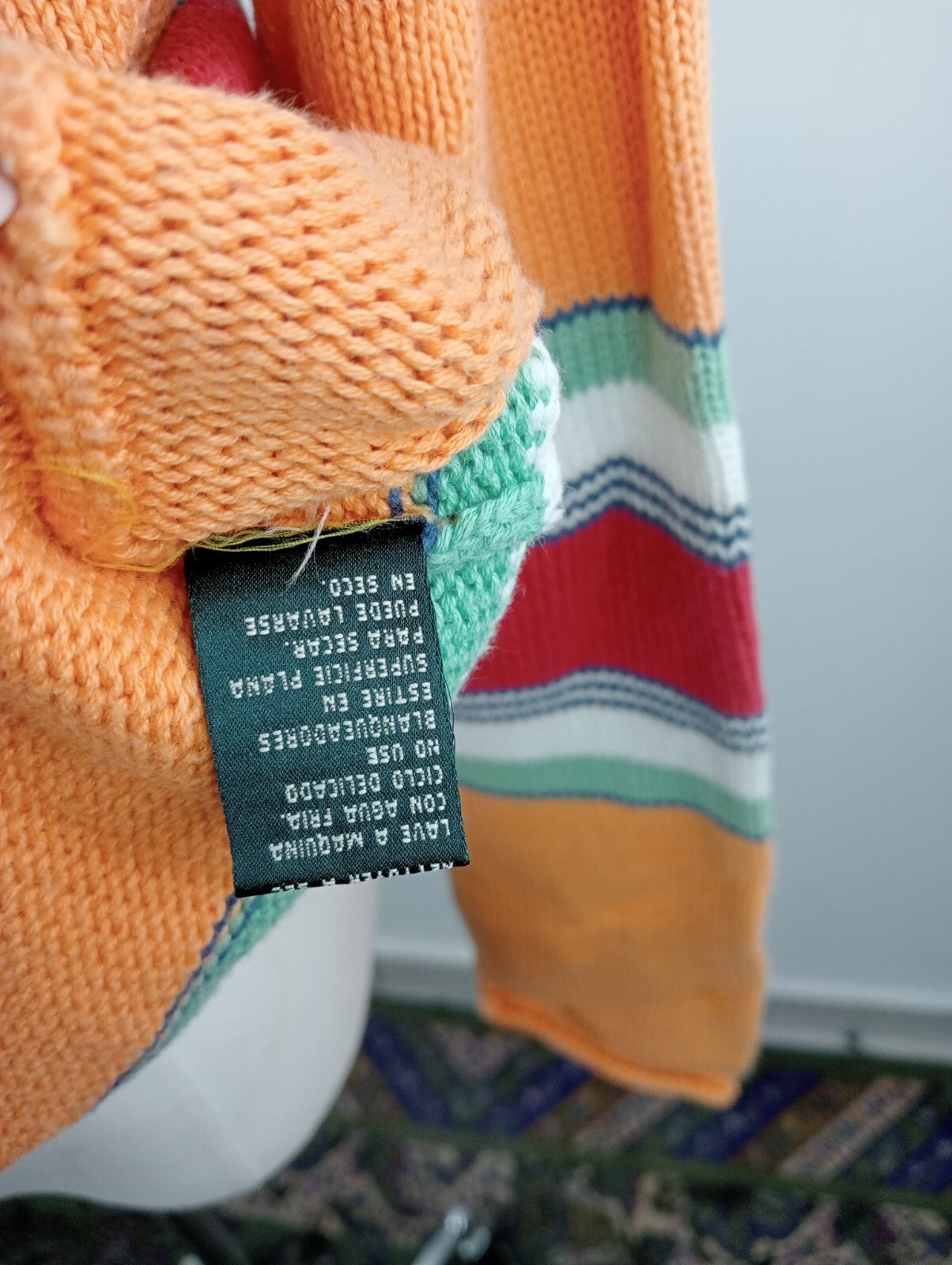 RALPH LAUREN MAGLIONE UOMO Tg. M MAN SWEATER CASUAL VINTAGE COTONE COTTON