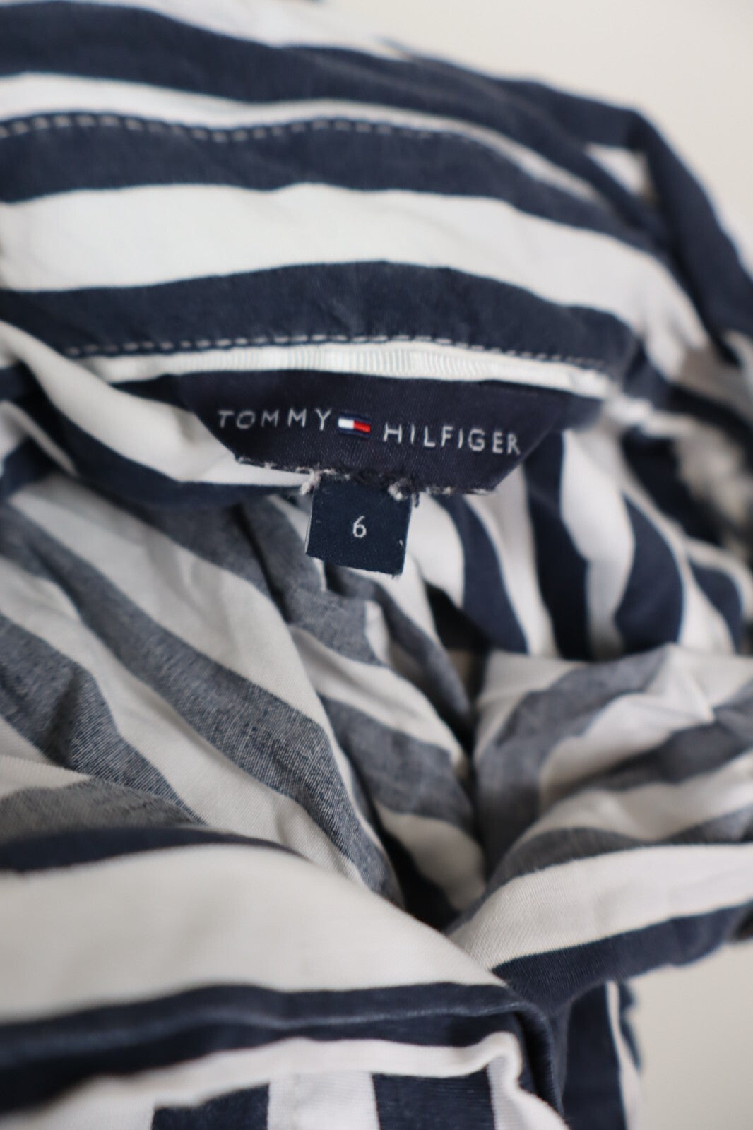 TOMMY HILFIGER CAMICIA DONNA TG. 6 WOMAN SHIRT CASUAL VINTAGE