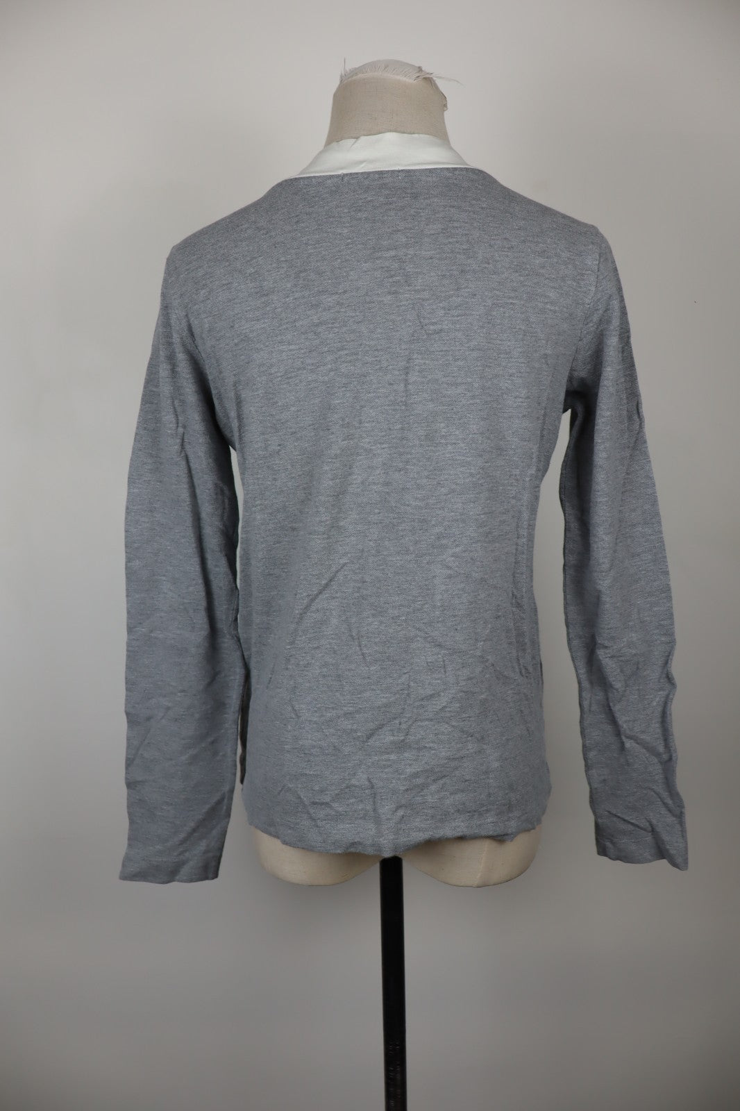 LACOSTE MAGLIA DONNA COTONE TG. 42 WOMAN SHIRT CASUAL VINTAGE MANICA LUNGA LOGO