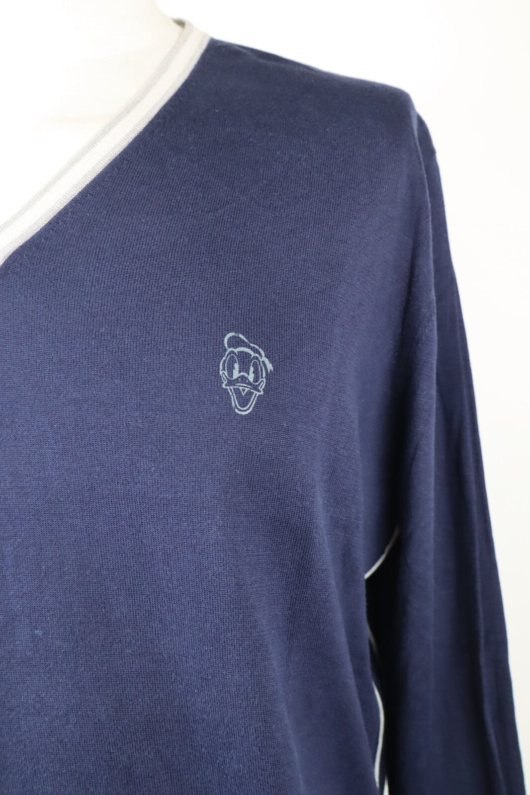 ICEBERG PAPERINO DONALD DUCK MAGLIONE SETA COTONE VINTAGE UOMO TG 4XL SWEATER