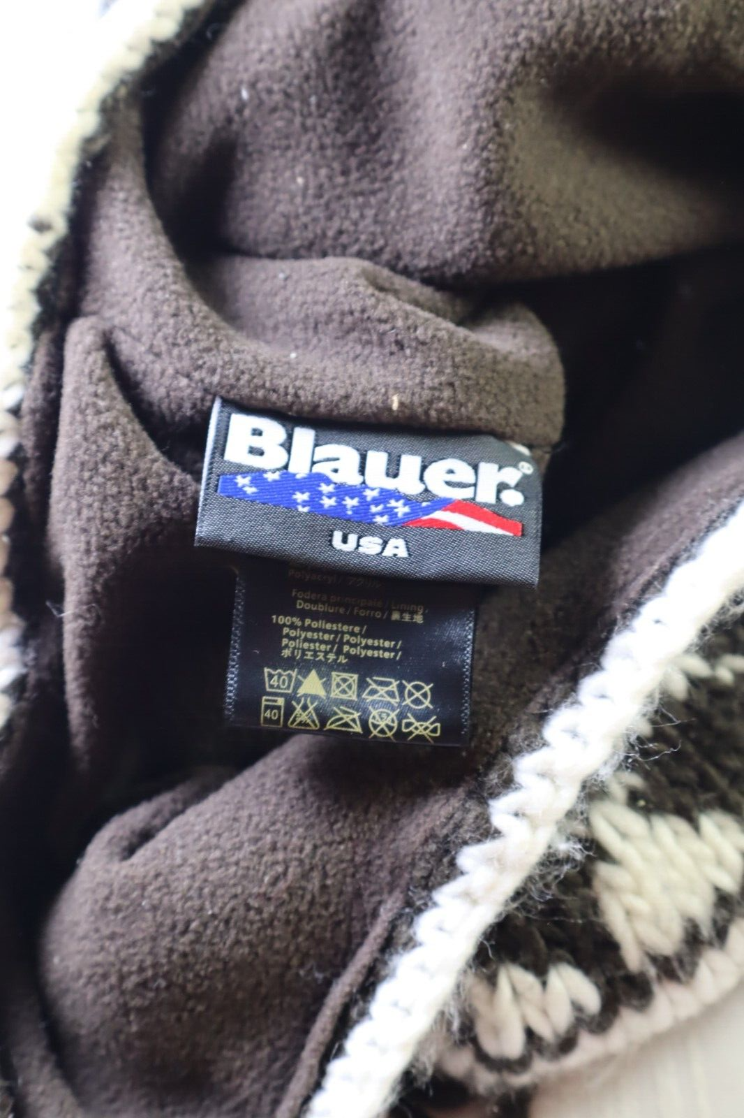 BLAUER CAPPELLO BERRETTO BEANIEE DONNA UOMO UNISEX TG. UNICA VINTAGE CASUAL