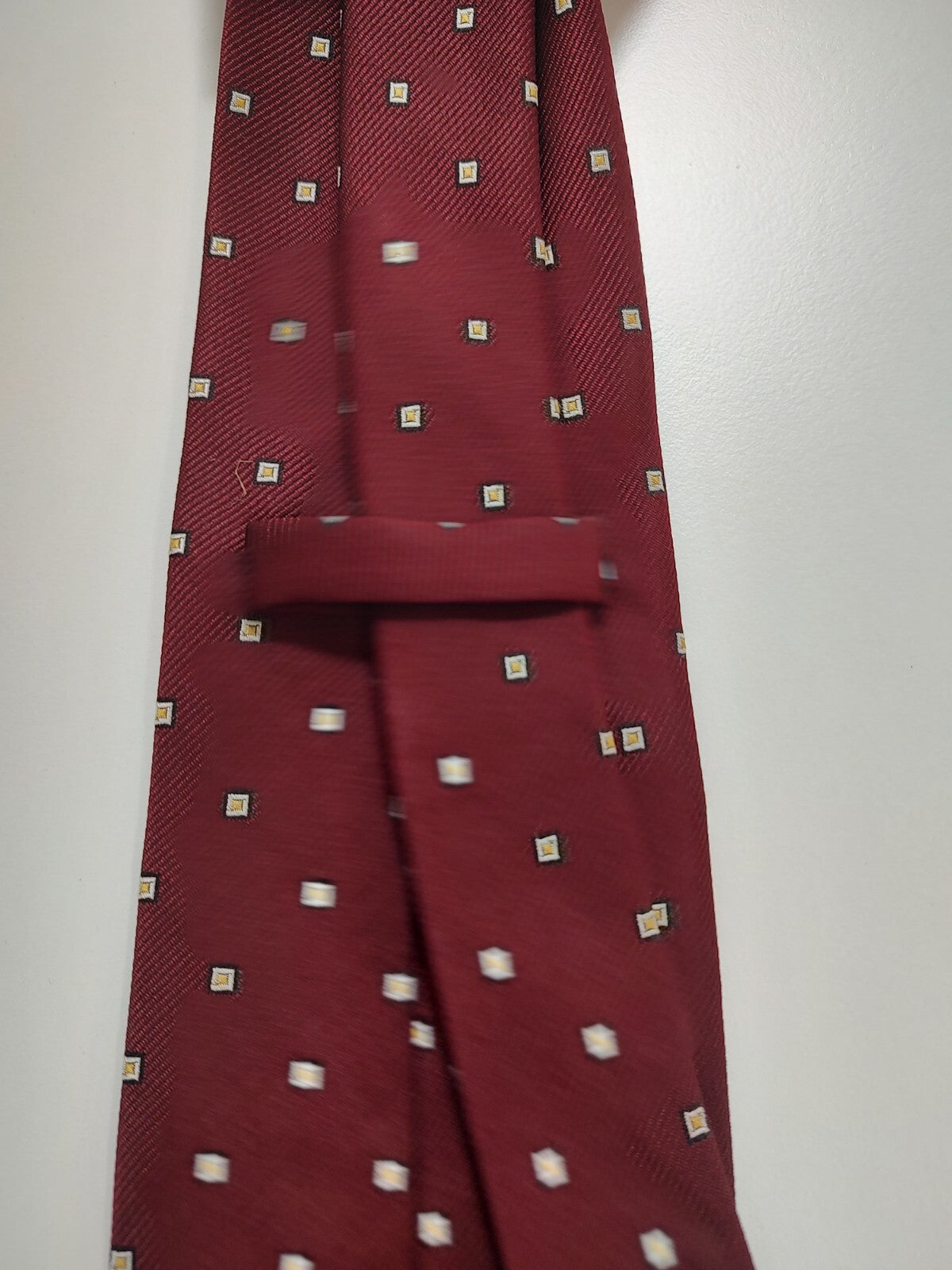 ANDREA CONTE 100% SILK TIE SETA CRAVATTA NECKTIE MADE ITALY CLASSIC SELF TIPPED
