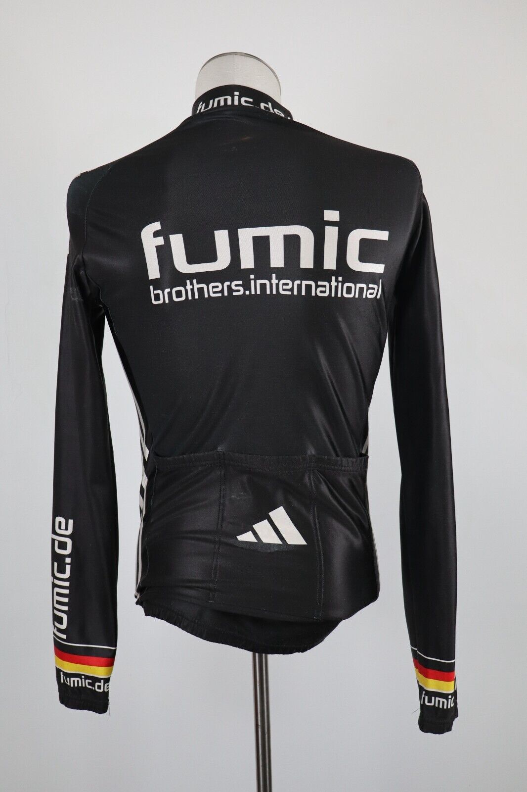 ADIDAS MAGLIA CICLISMO UOMO TG. S MAN SHIRT SPORT VINTAGE FUMIC GERMANIA