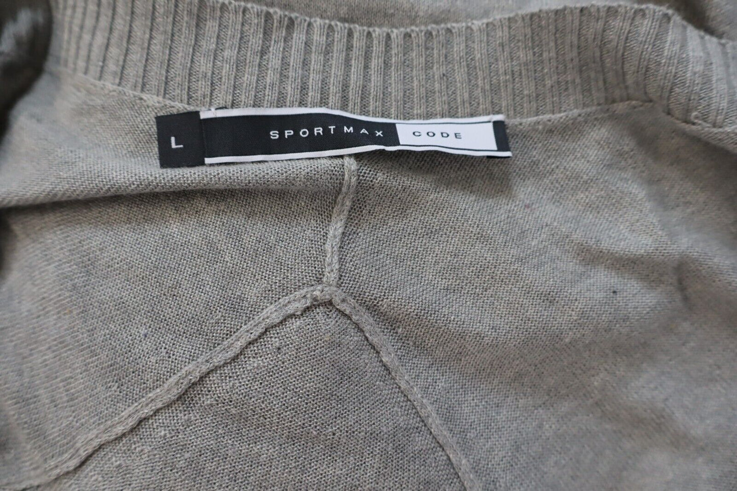 SPORTMAX CODE CARDIGAN MAGLIONE SETA CASHMERE DONNA L WOMAN CASUAL SWEATER