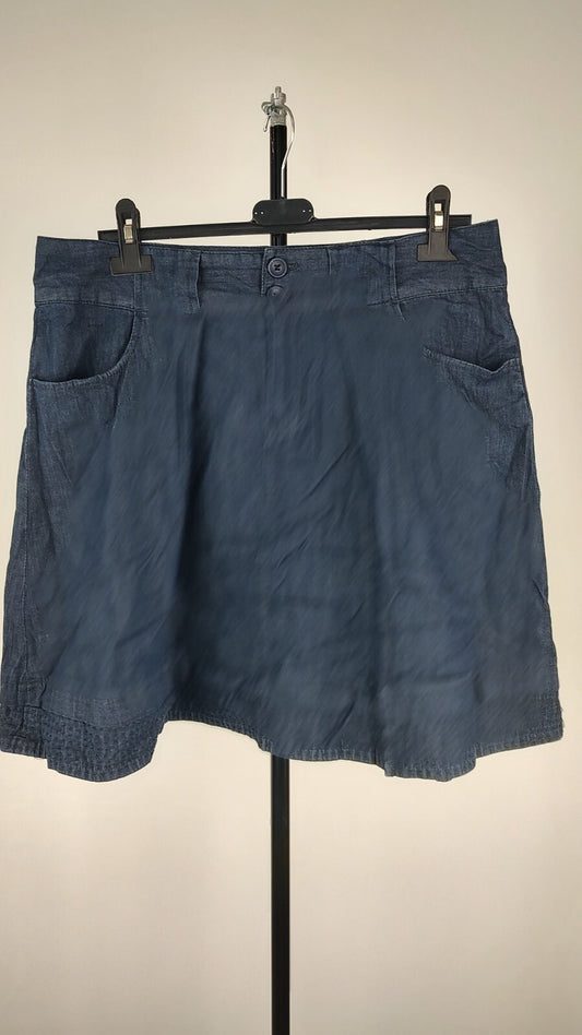 CALVIN KLEIN GONNA DONNA WOMAN SKIRT Tg. W29 CASUAL VINTAGE COTONE
