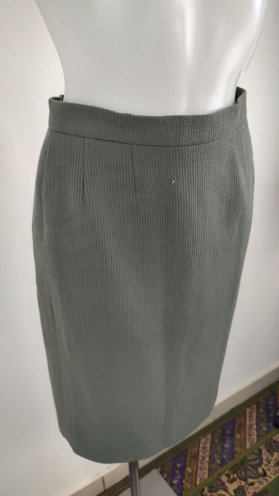 LUISA SPAGNOLI GONNA DONNA LANA WOMAN WOOL SKIRT Tg. 42 CASUAL VINTAGE