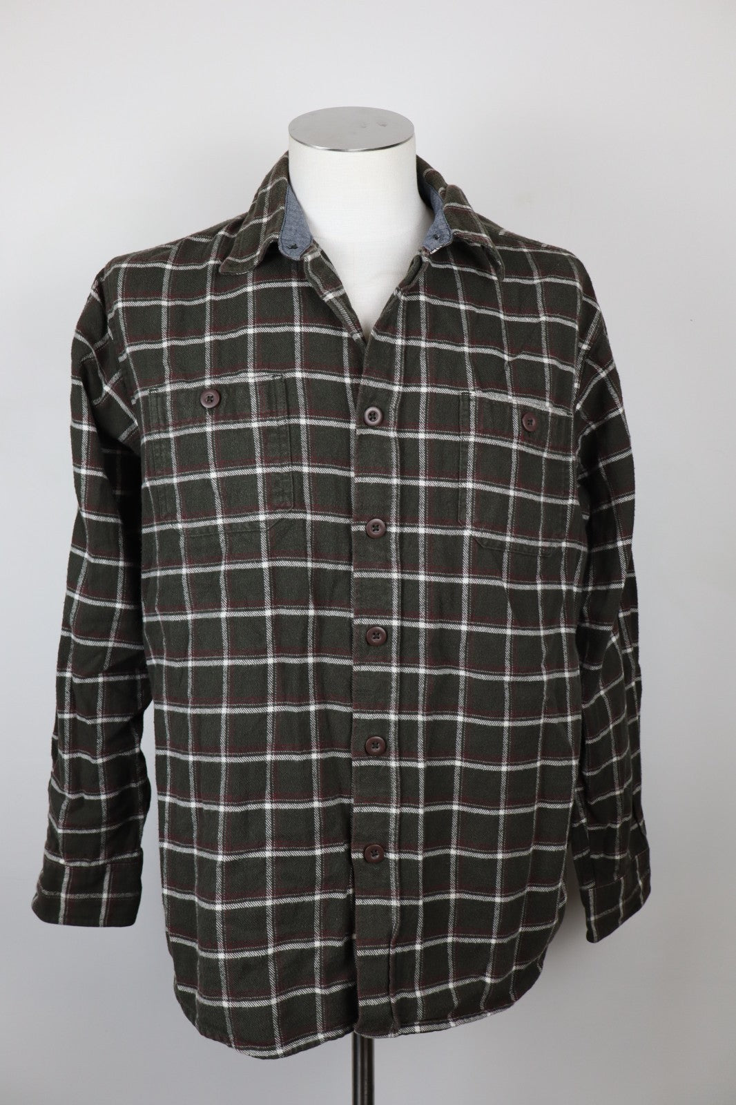 WRANGLER CAMICIA UOMO TG. L MAN CASUAL VINTAGE SHIRT COTONE COTTON MANICA LUNGA