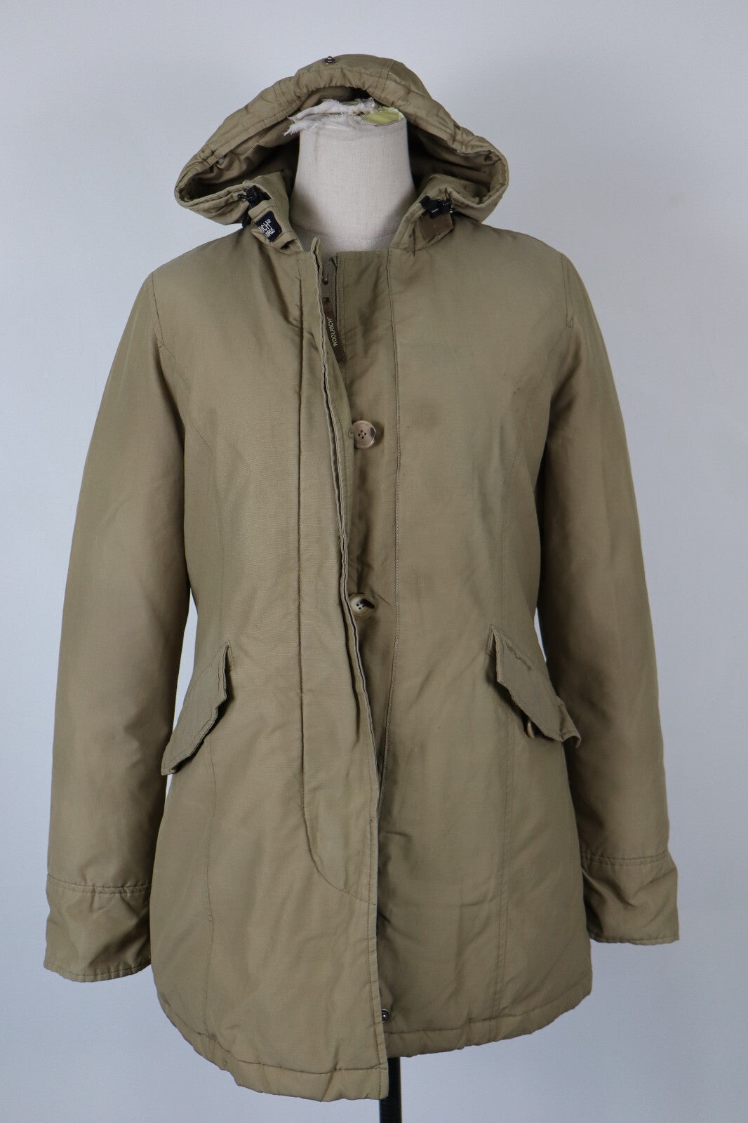 WOOLRICH GIUBBINO PIUMINO PARKA DONNA Tg S VINTAGE WOMAN JACKET CASUAL VINTAGE