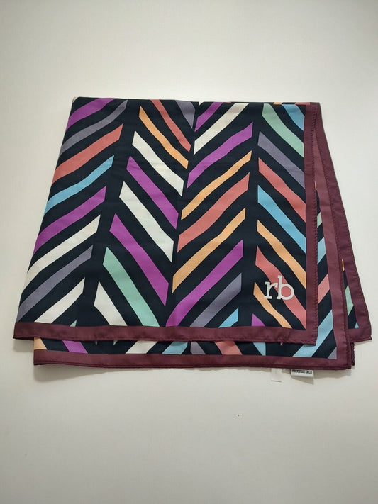 ROCCOBAROCCO FOULARD SETA SCARVES SCARF SQUARE MADE ITALY