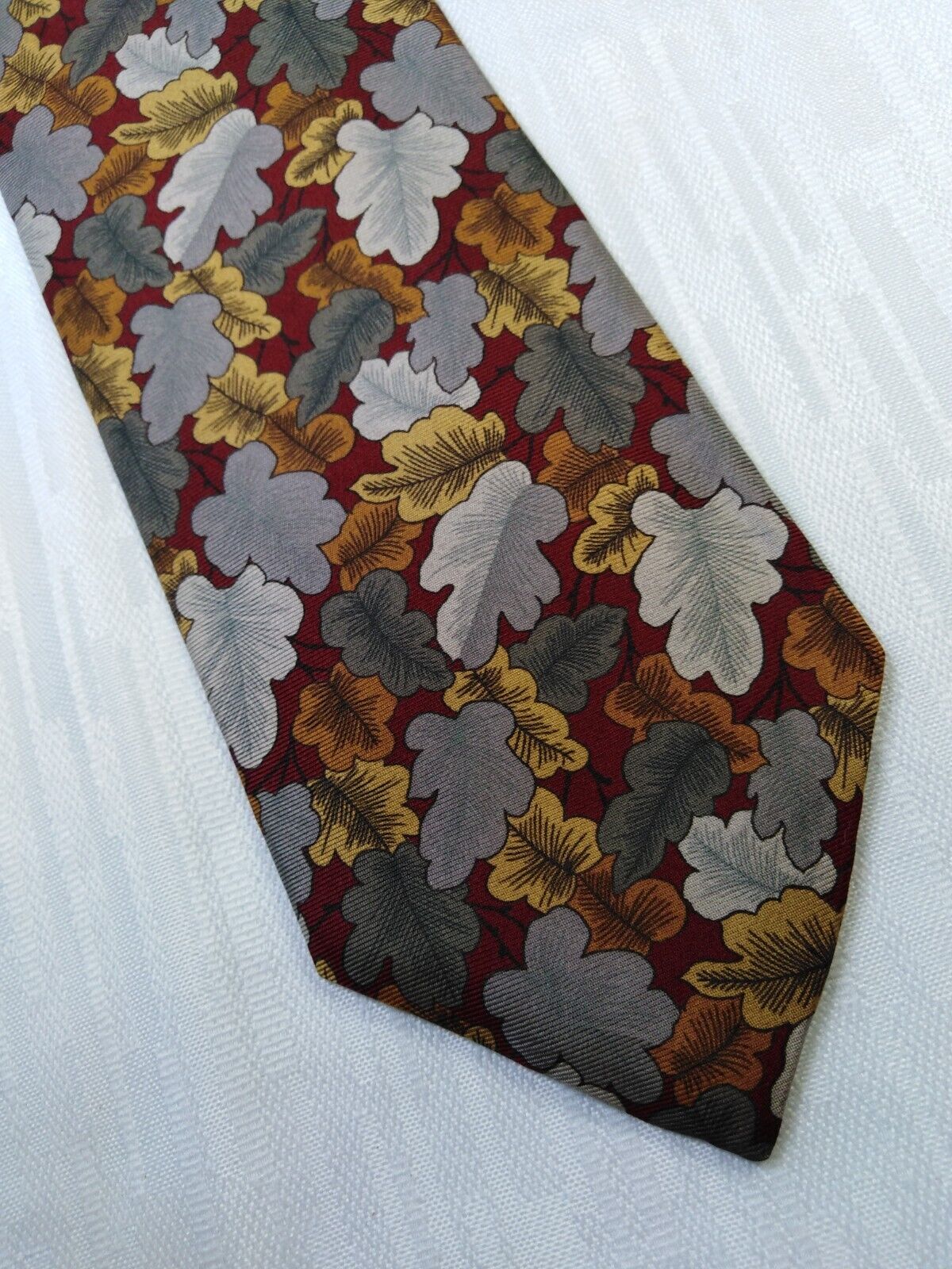 SILVER STUDIO  100% SILK TIE SETA CRAVATTA NECKTIE GIAPPONE VINTAGE