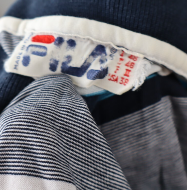 FILA POLO MAGLIA UOMO TG 48 MAN T-SHIRT CASUAL VINTAGE COTONE COTTON