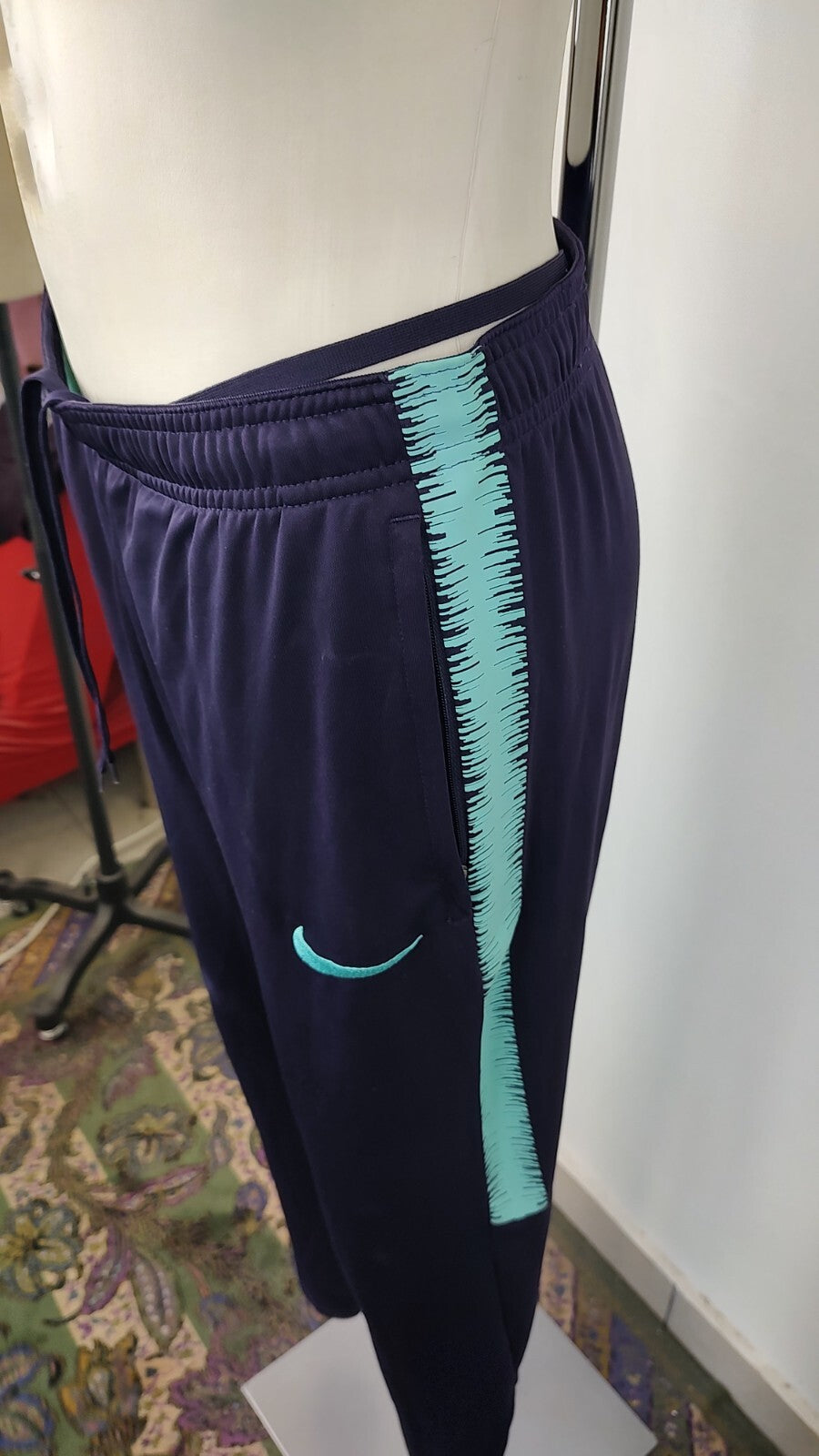 NIKE BARCELLONA PANTALONE TUTA CALCIO SPORT UOMO TG S VINTAGE MAN PANTS